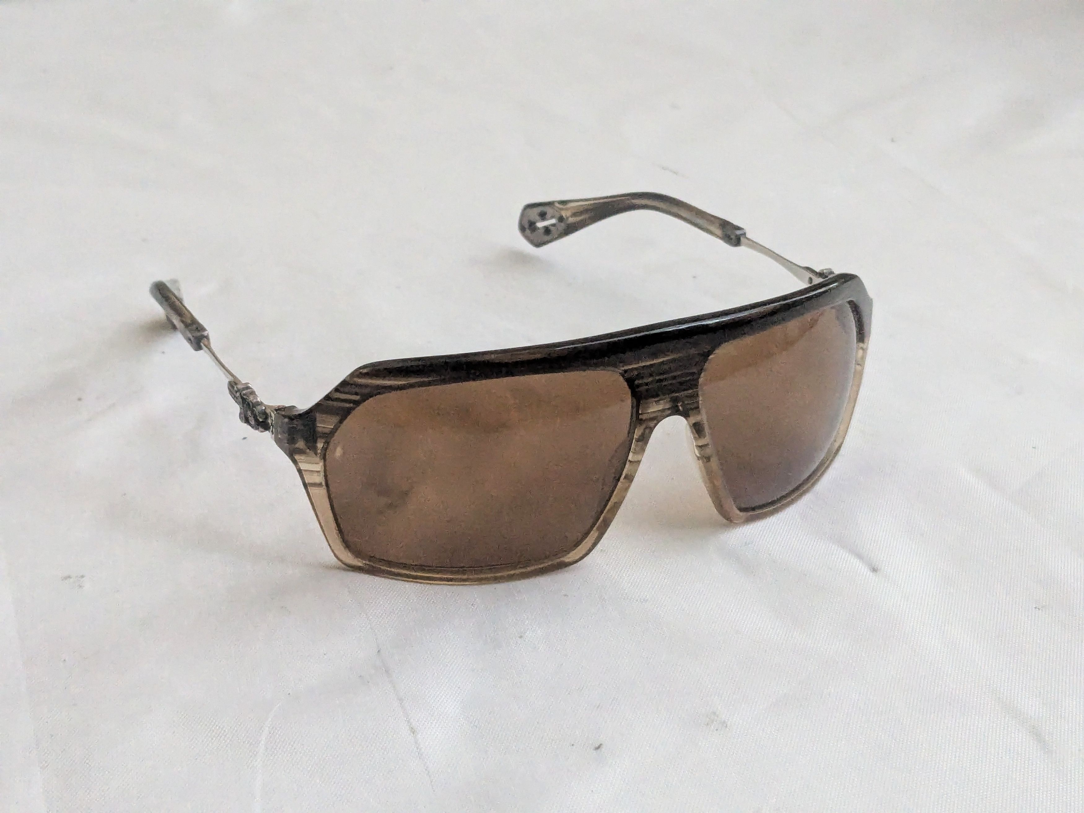 Chrome Hearts Chrome Hearts Nooner Sunglasses Brown Acetate Size ONE SIZE - 1 Thumbnail
