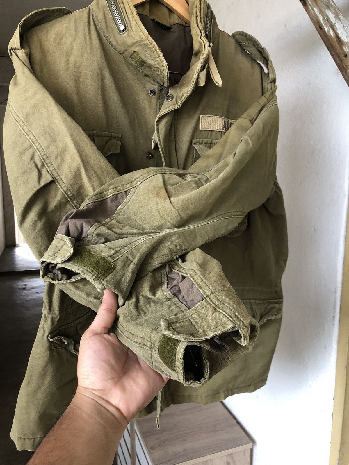 Abercrombie & Fitch Vintage Abercrombie and Fitch Distressed Military M65 Jacket Size US L / EU 52-54 / 3 - 11 Thumbnail