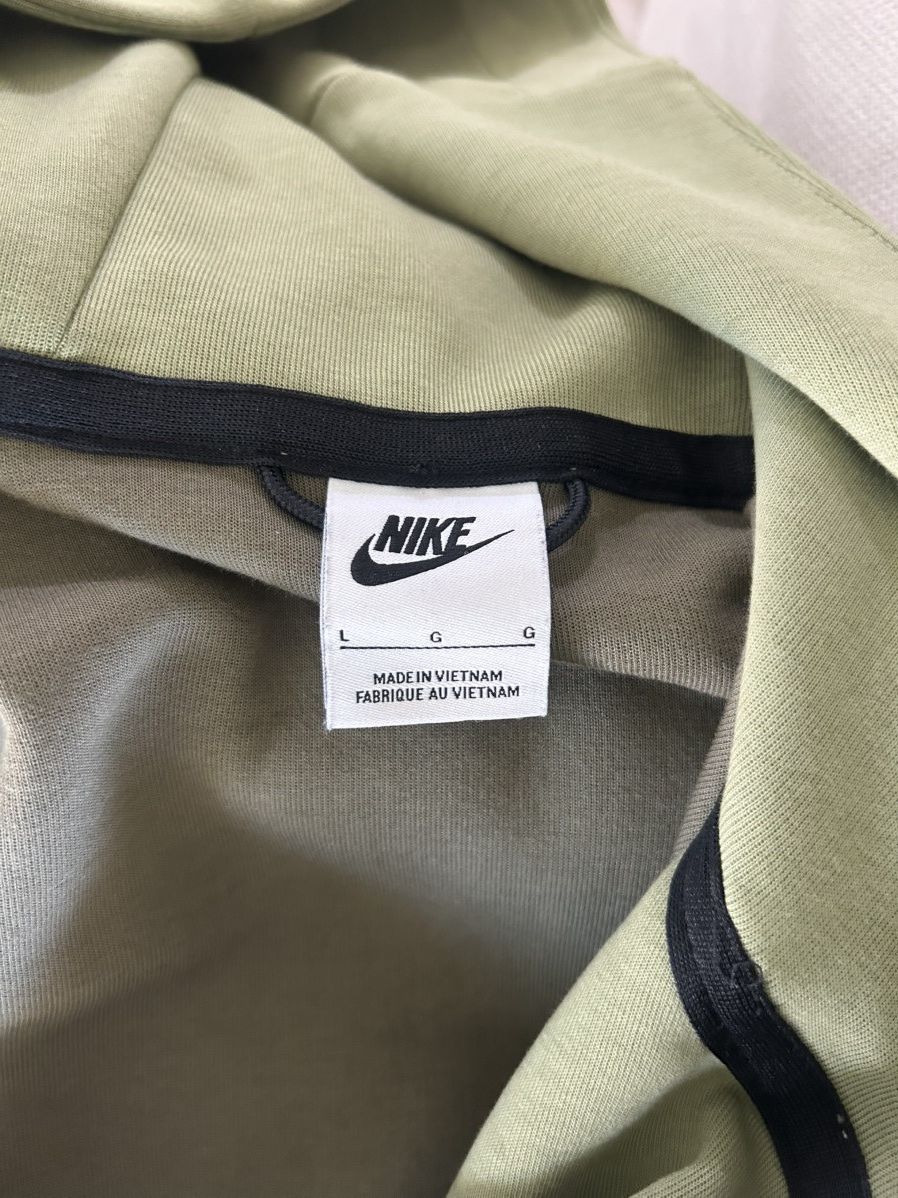 Nike Nike Tech Fleece Hoodie – Alligator Green Size US L / EU 52-54 / 3 - 3 Thumbnail