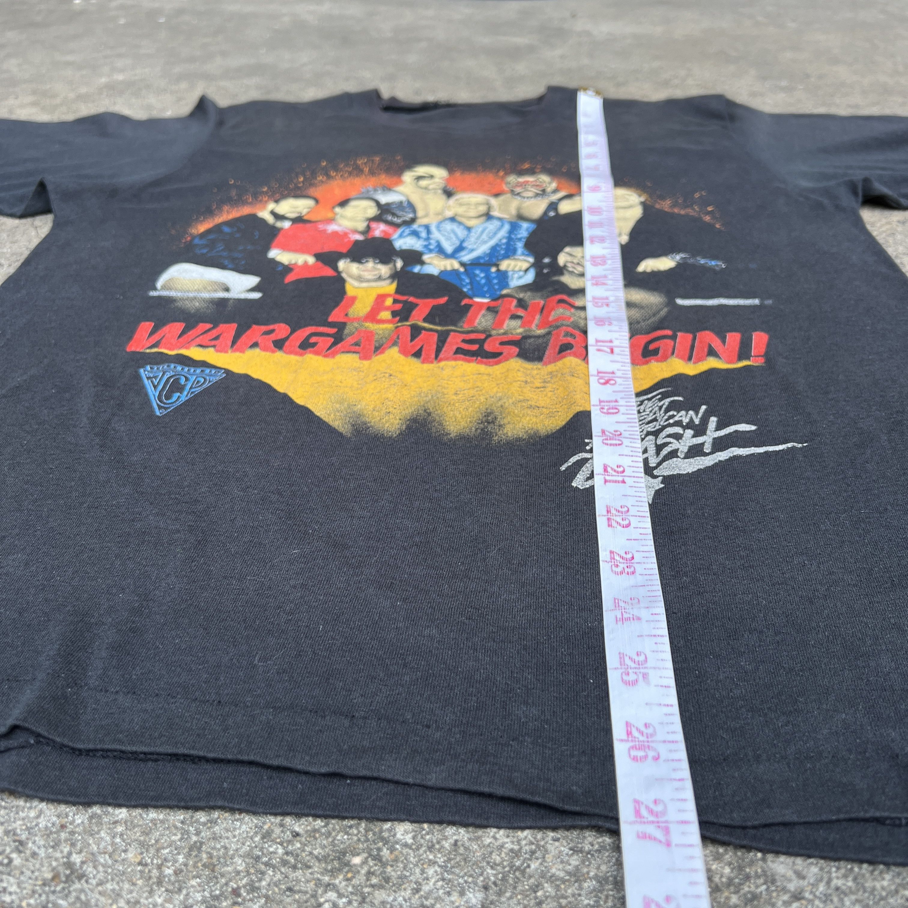 Vintage × WCW/nWo Vintage 80s Ric Flair The Four Horsemen wrestling Promo Tee Size US M / EU 48-50 / 2 - 14 Thumbnail