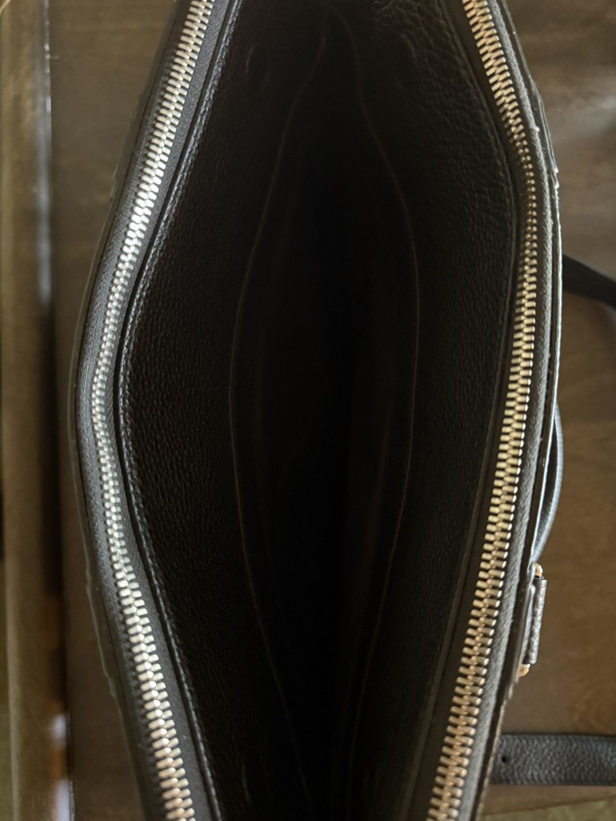 Salvatore Ferragamo Ferragamo Black Calf Leather Document Bag Size ONE SIZE - 2 Thumbnail