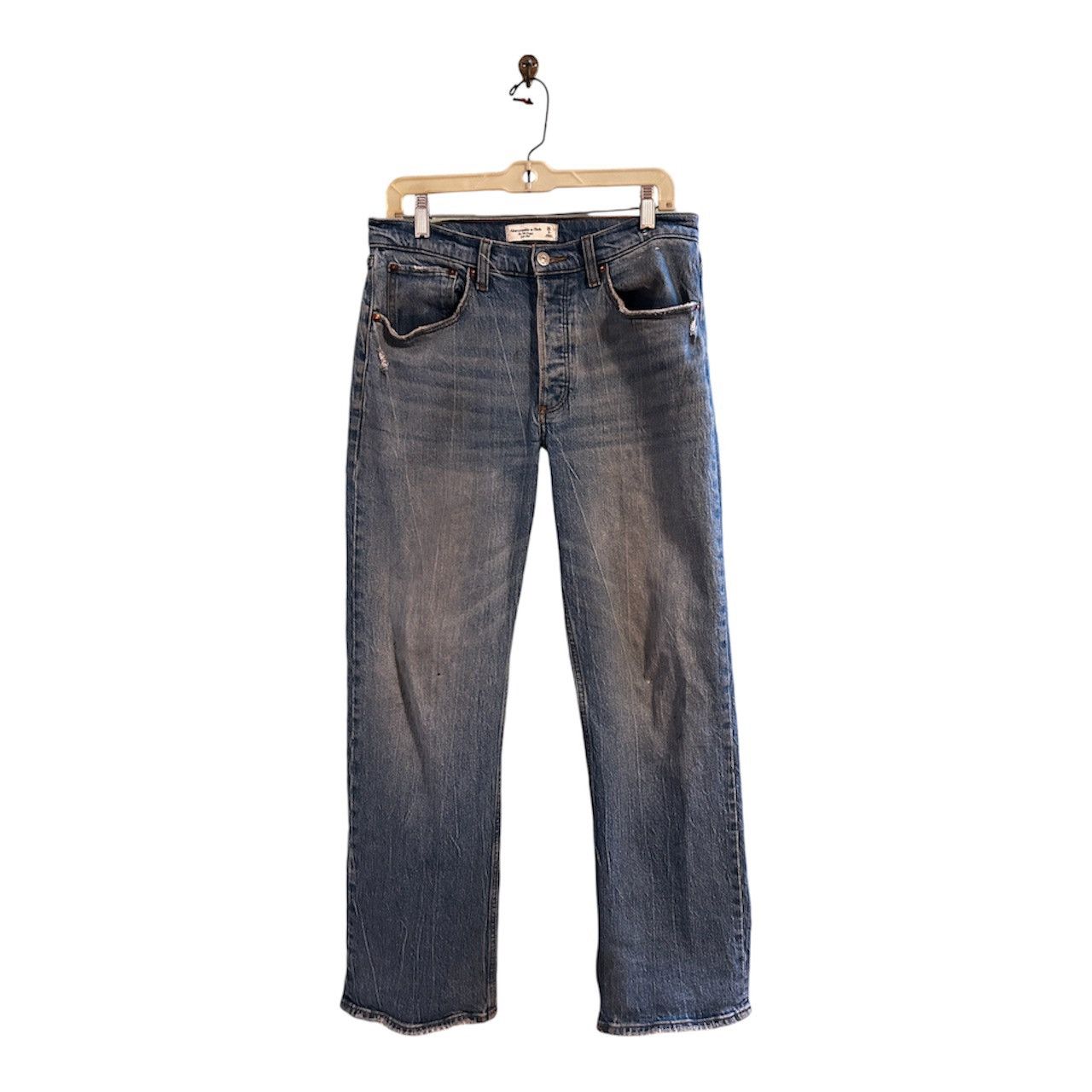 Abercrombie & Fitch Abercrombie & Fitch 90s baggy low rise boot cut jeans Size US 30 / EU 46 - 1 Thumbnail