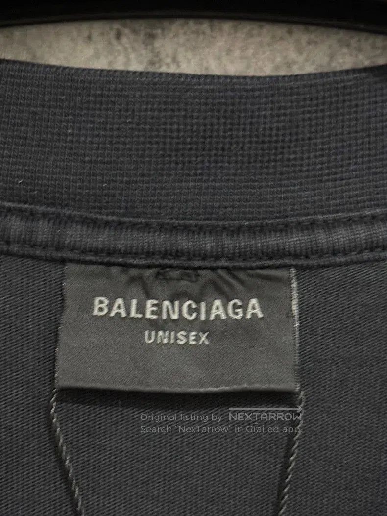 Balenciaga Balenciaga Black Red Logo Short Sleeve T-shirt. Size US XS / EU 42 / 0 - 5 Thumbnail