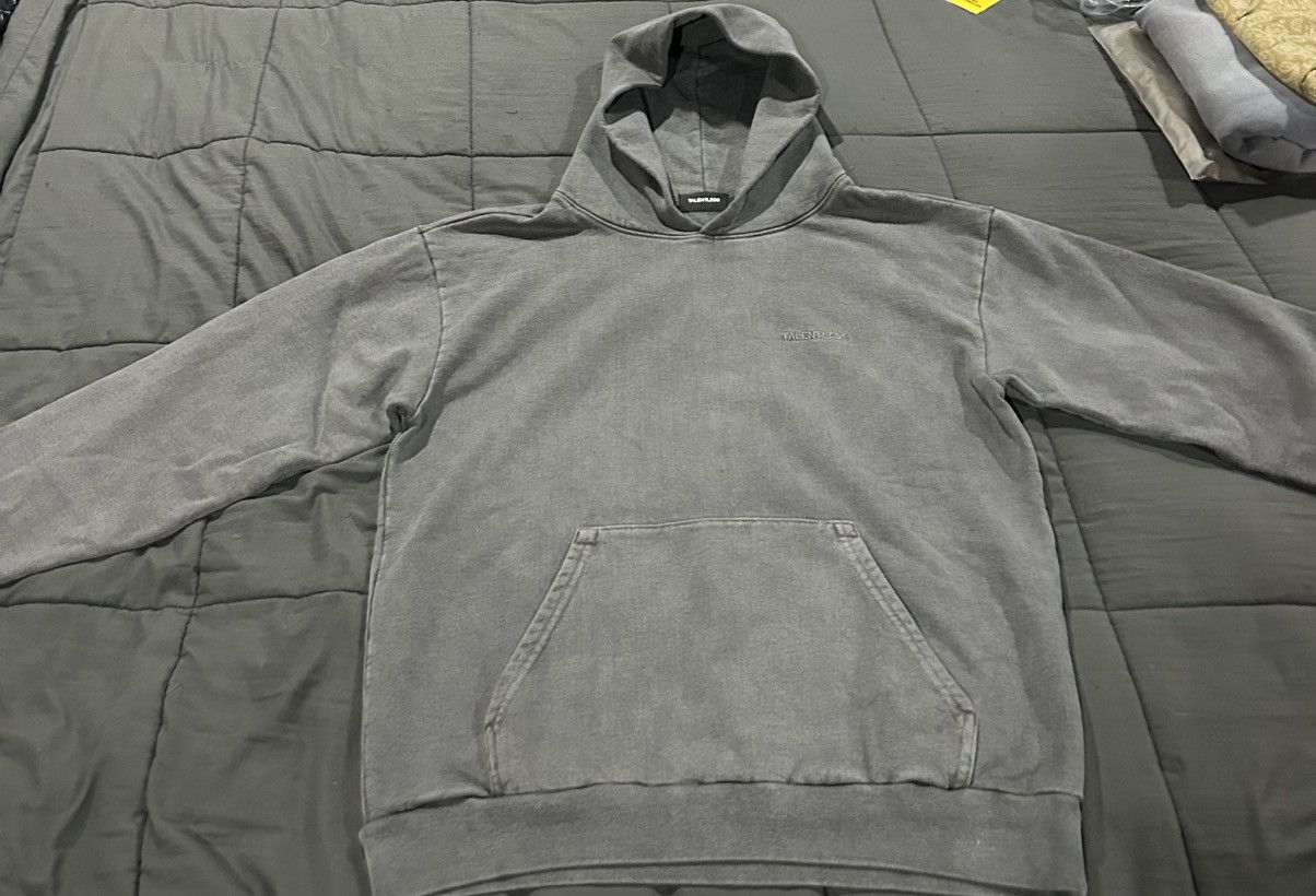 Talentless Talentless Men's Heavyweight Embroidered Hoodie – Steel Grey Size US L / EU 52-54 / 3 - 5 Thumbnail