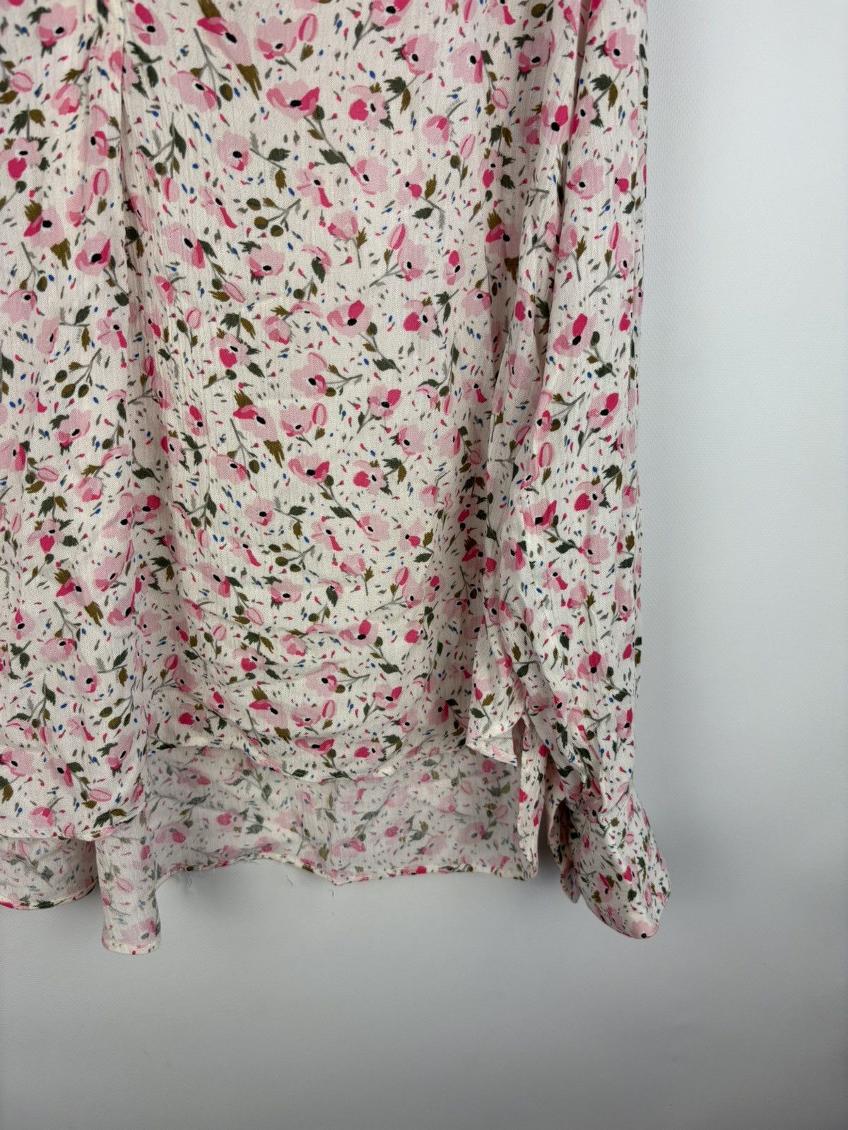 Zadig & Voltaire Zadig & Voltaire Blouse Women's Floral Print Trimmed Blouse Size S / US 4 / IT 40 - 6 Thumbnail