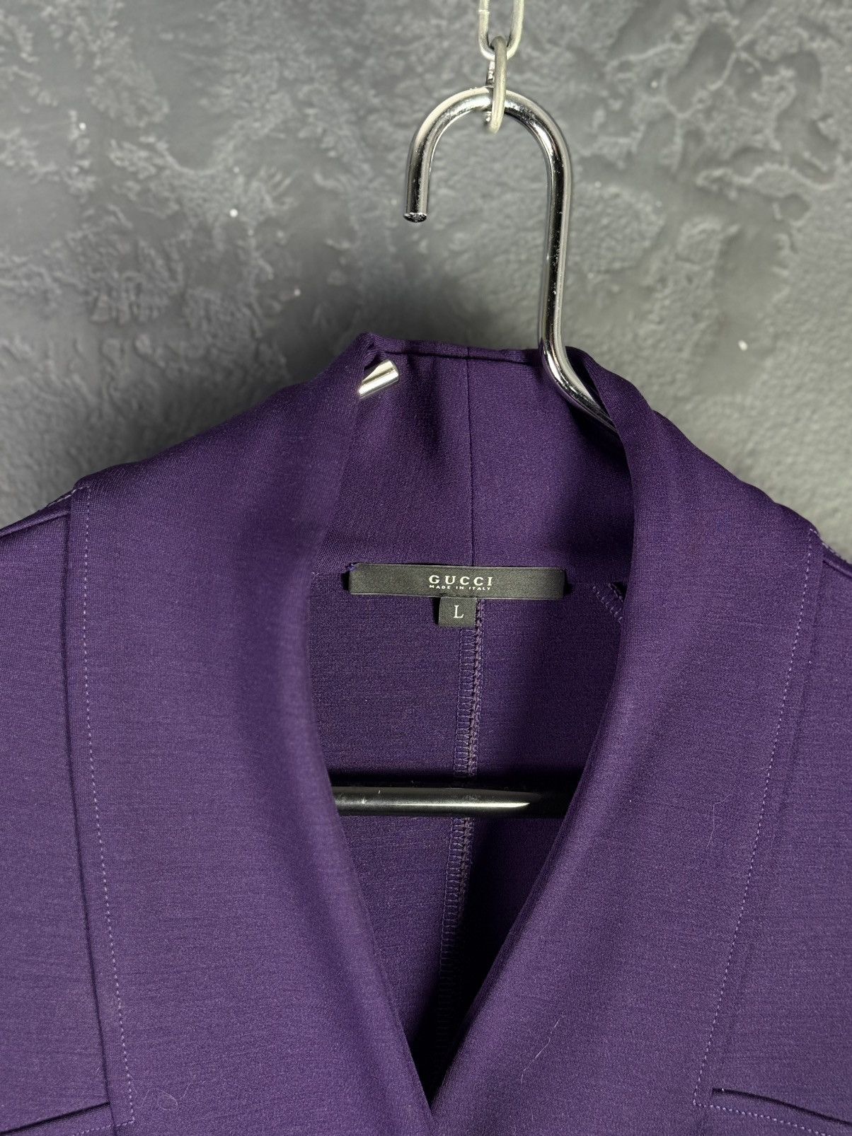 Gucci Gucci Vintage Women’s Purple Sleeveless Sheath Dress Size L Size L / US 10 / IT 46 - 7 Thumbnail