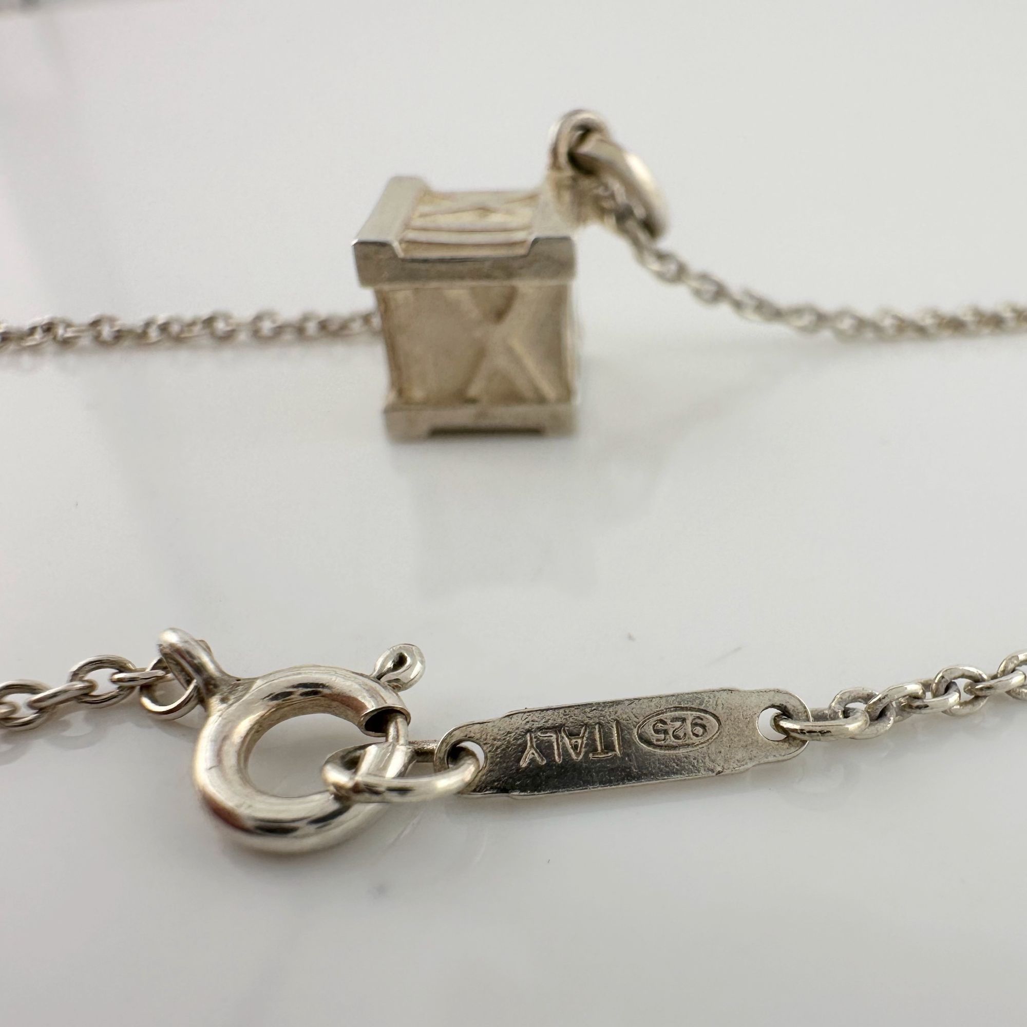 Other Tiffany and Co Atlas Cube Necklace Sterling Silver Size ONE SIZE - 14 Thumbnail