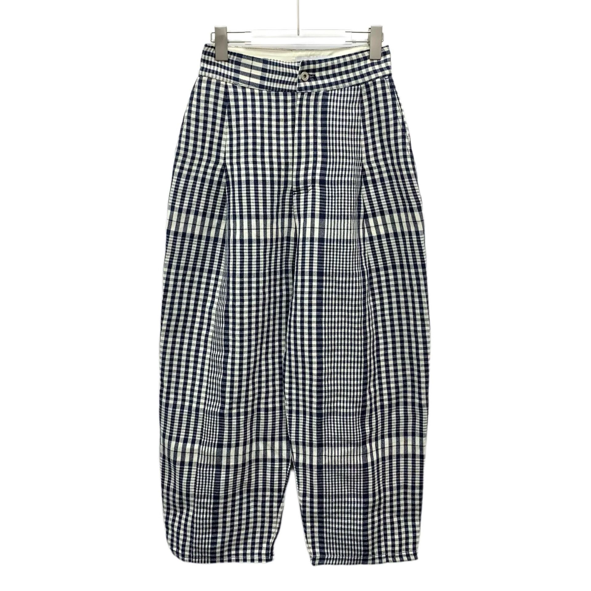 Loewe Loewe Casual Plaid Gray Pants L Women Size 30" / US 8 / IT 44 - 1 Thumbnail