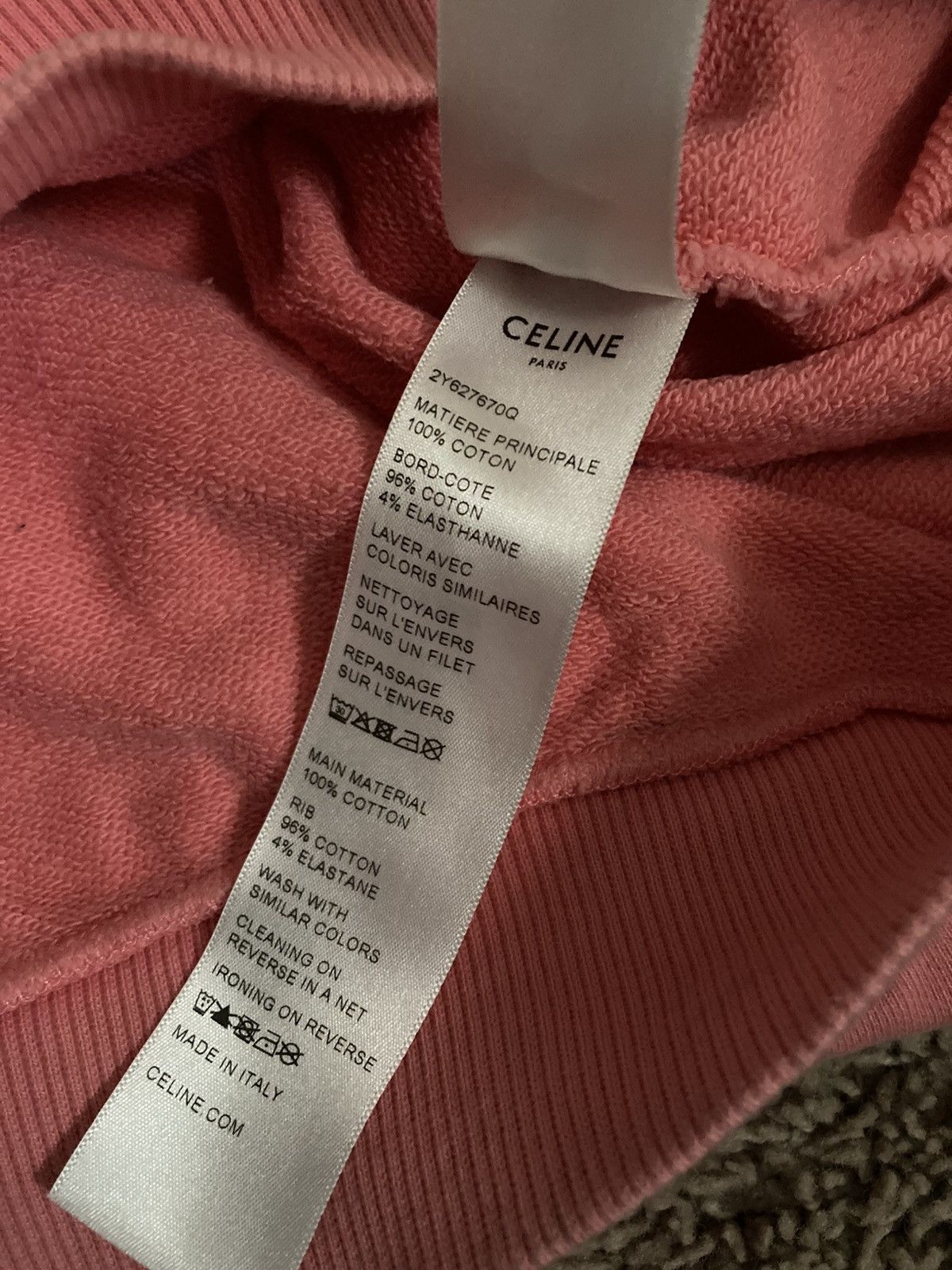 Celine SS22 Celine Flamingo Tensions Oversized Hedi Slimane 2022 Size US XS / EU 42 / 0 - 13 Thumbnail