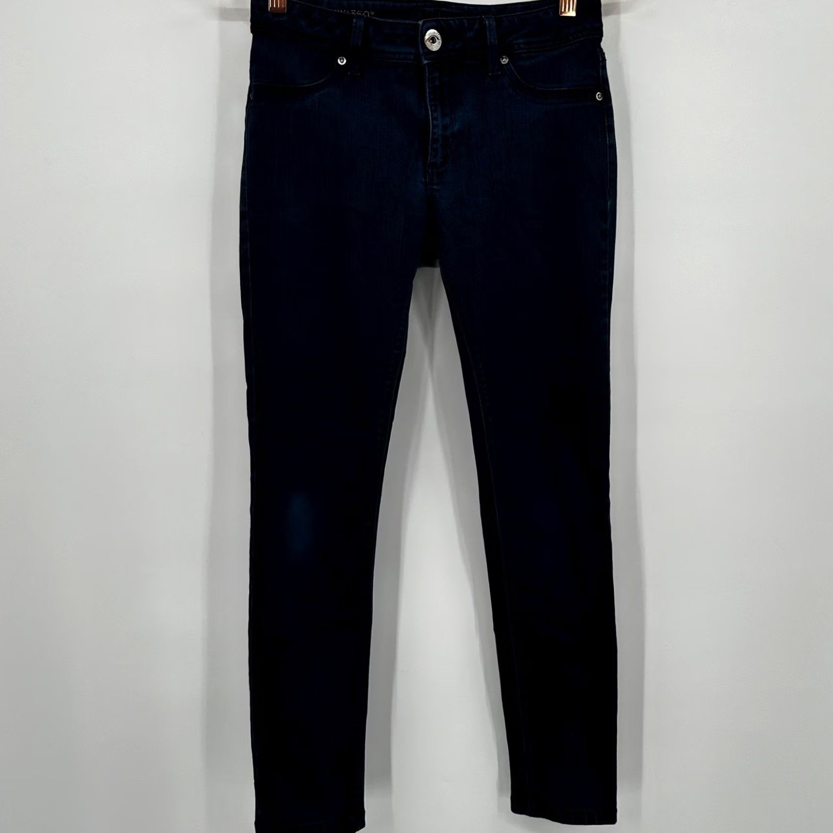 DL1961 VINTAGE DL1961 Emma Legging Jeans Womens 27 Dark Indigo 4-Way 360 Stretch Skinny Blue Size 27" / US 4 / IT 40 - 5 Thumbnail