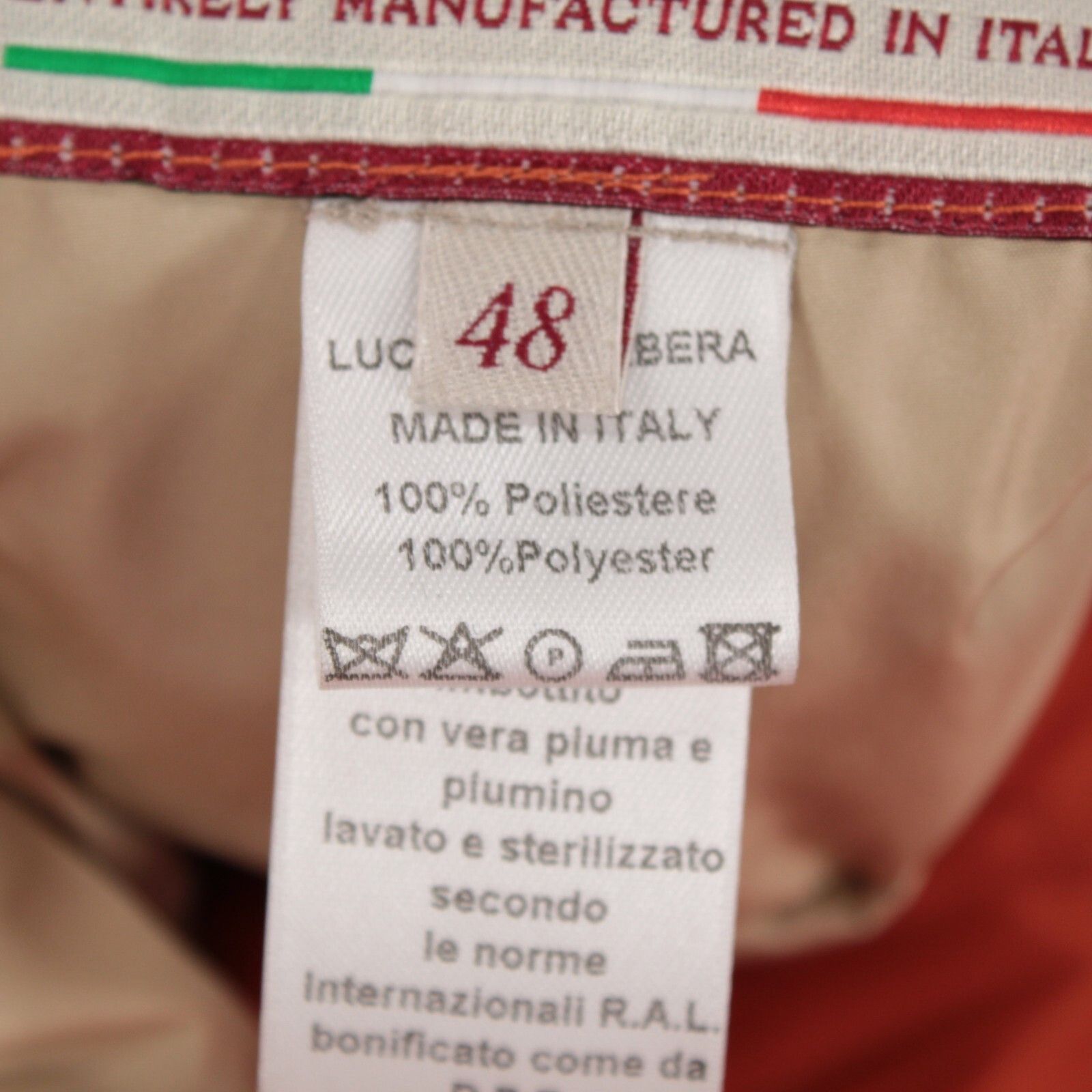Luciano Barbera Luciano Barbera Jacket Size S US In Orange Polyester Size US S / EU 44-46 / 1 - 8 Thumbnail