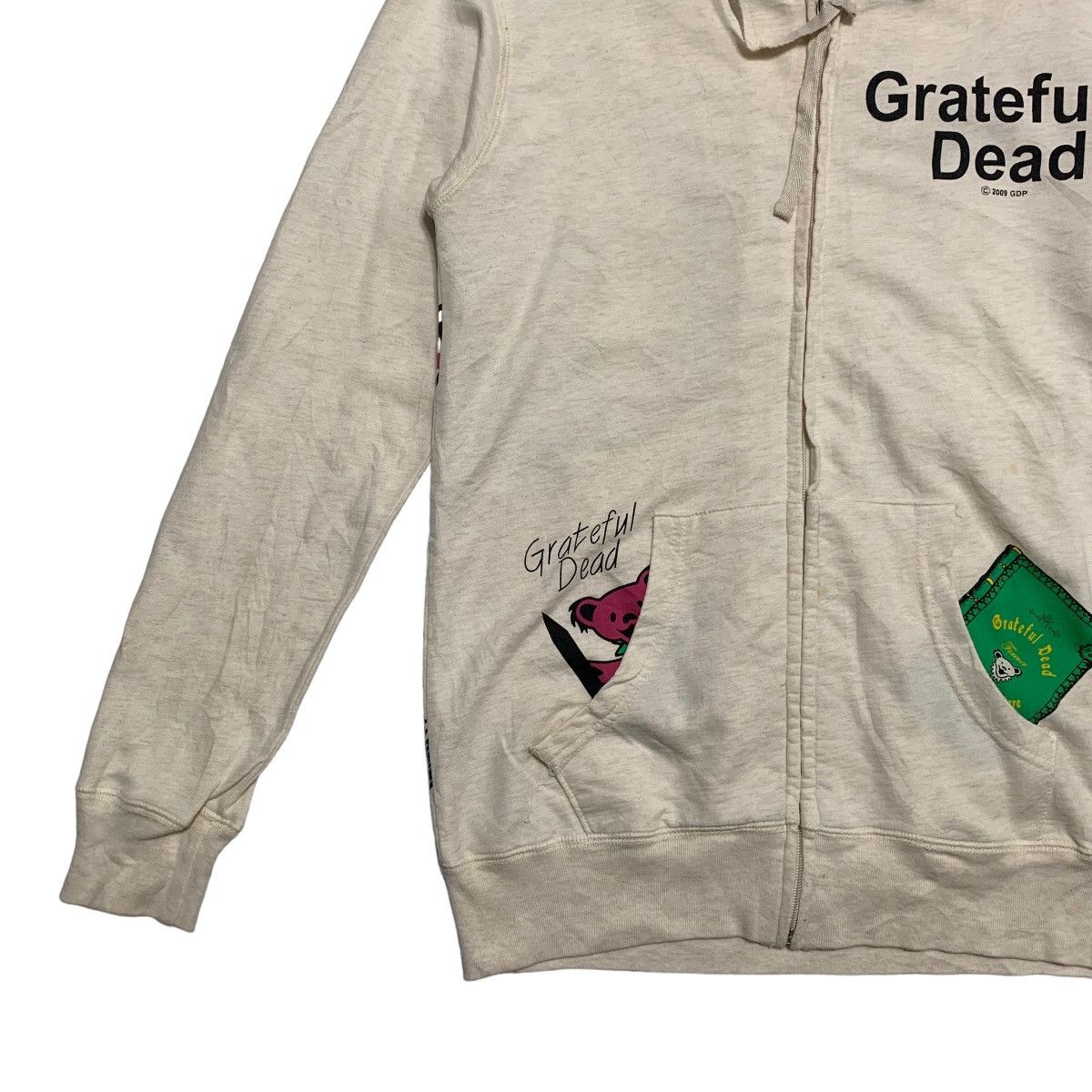 Grateful Dead Grateful Dead Bear Design Zipper Hoodie Size M / US 6-8 / IT 42-44 - 2 Thumbnail