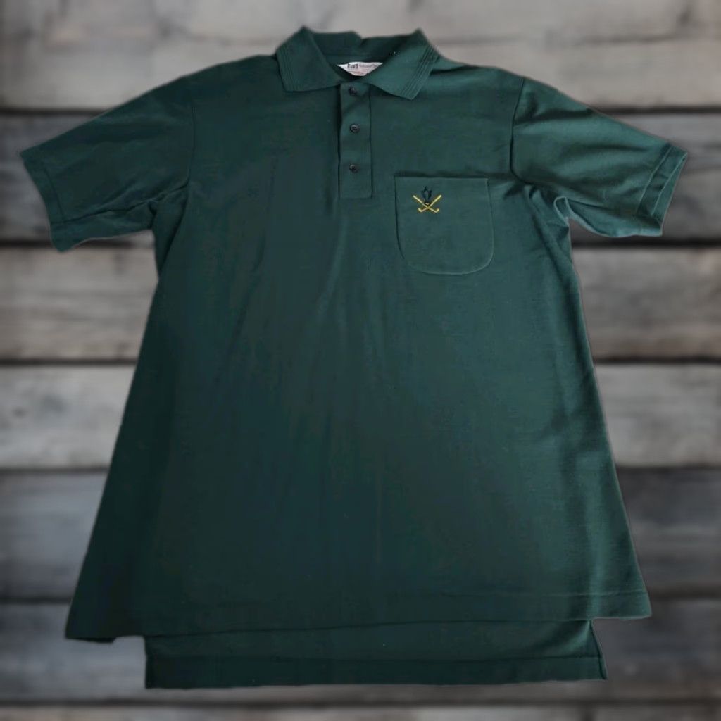 Vintage Vintage 60s BVD Pro Golf Wear National Open Polo Shirt Mens Large Masters Green Golf Size US L / EU 52-54 / 3 - 1 Thumbnail