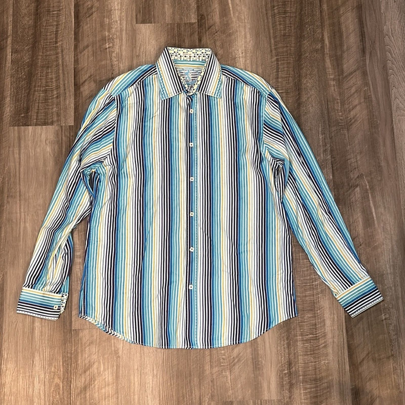 BUGATCHI Bugatchi Shaped Fit Long Sleeve Button Down - XL Size US XL / EU 56 / 4 - 2 Thumbnail