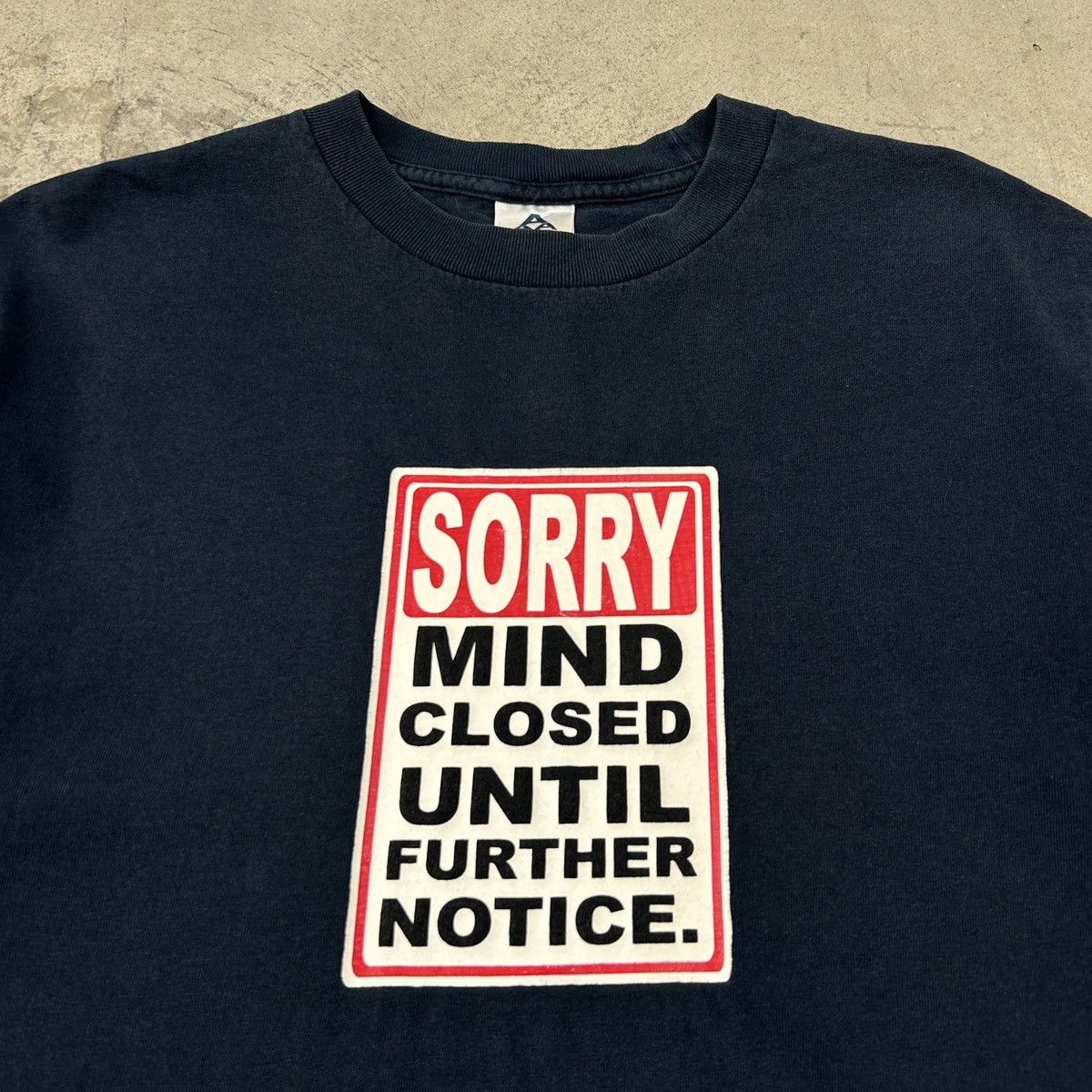 Vintage 1990s Wording Tee Size US M / EU 48-50 / 2 - 8 Thumbnail