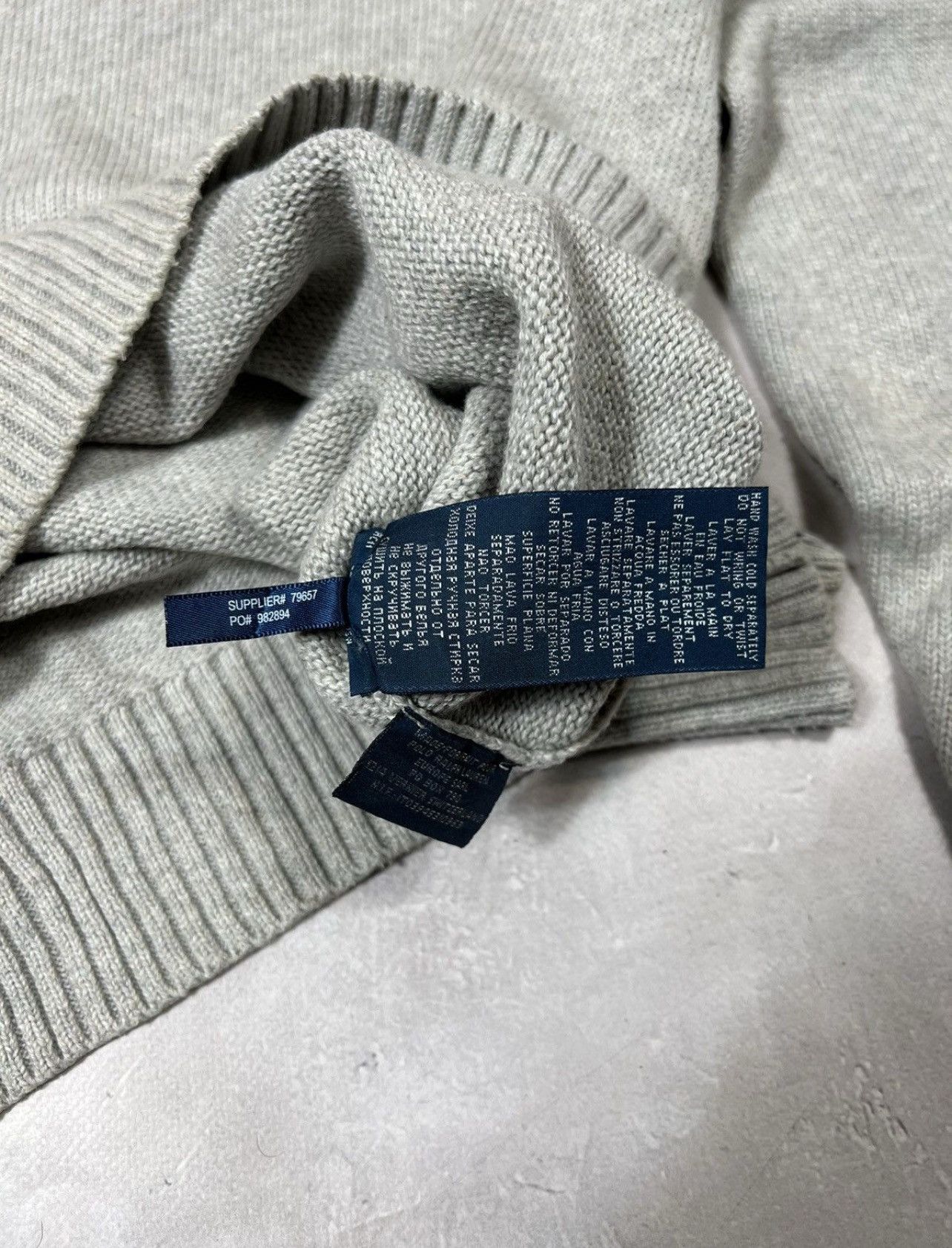 Vintage Vintage Polo Ralph Lauren Y2k Baggy Sweater Size US XL / EU 56 / 4 - 6 Thumbnail