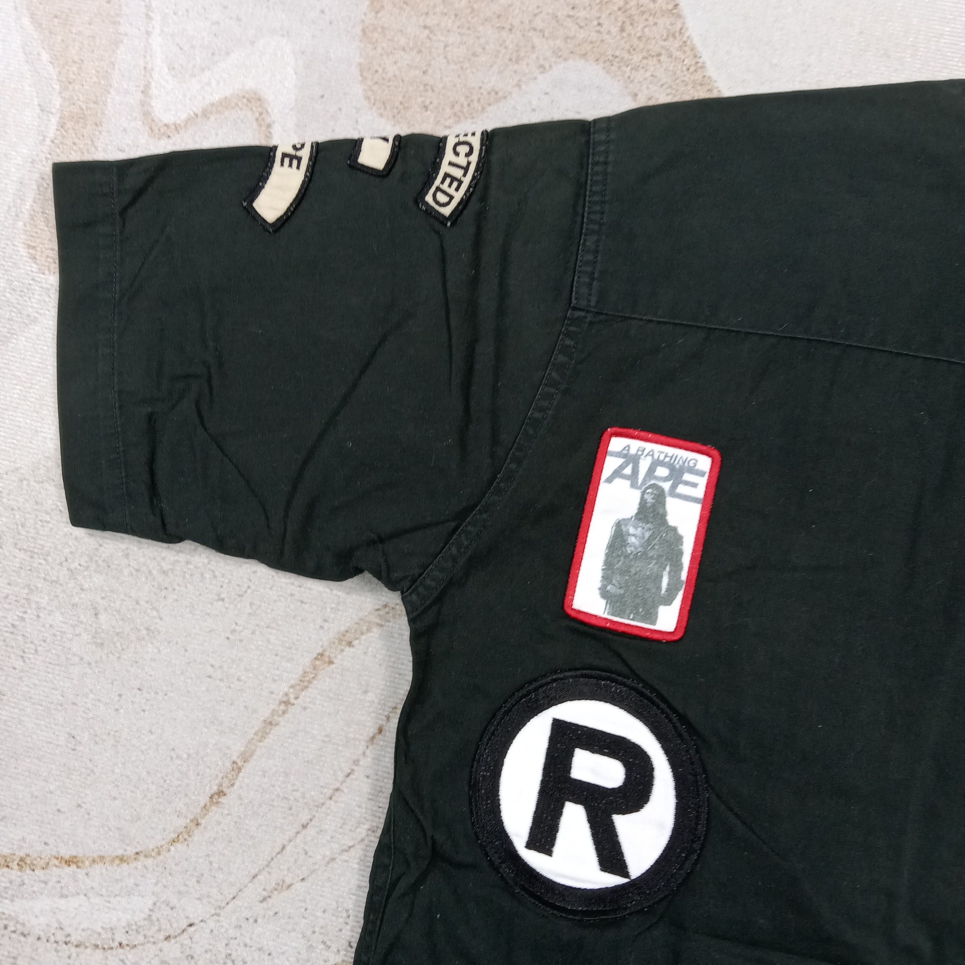 Bape 90's BAPE Japanese Streetwear Work Shirt C285N28 Size US M / EU 48-50 / 2 - 6 Thumbnail