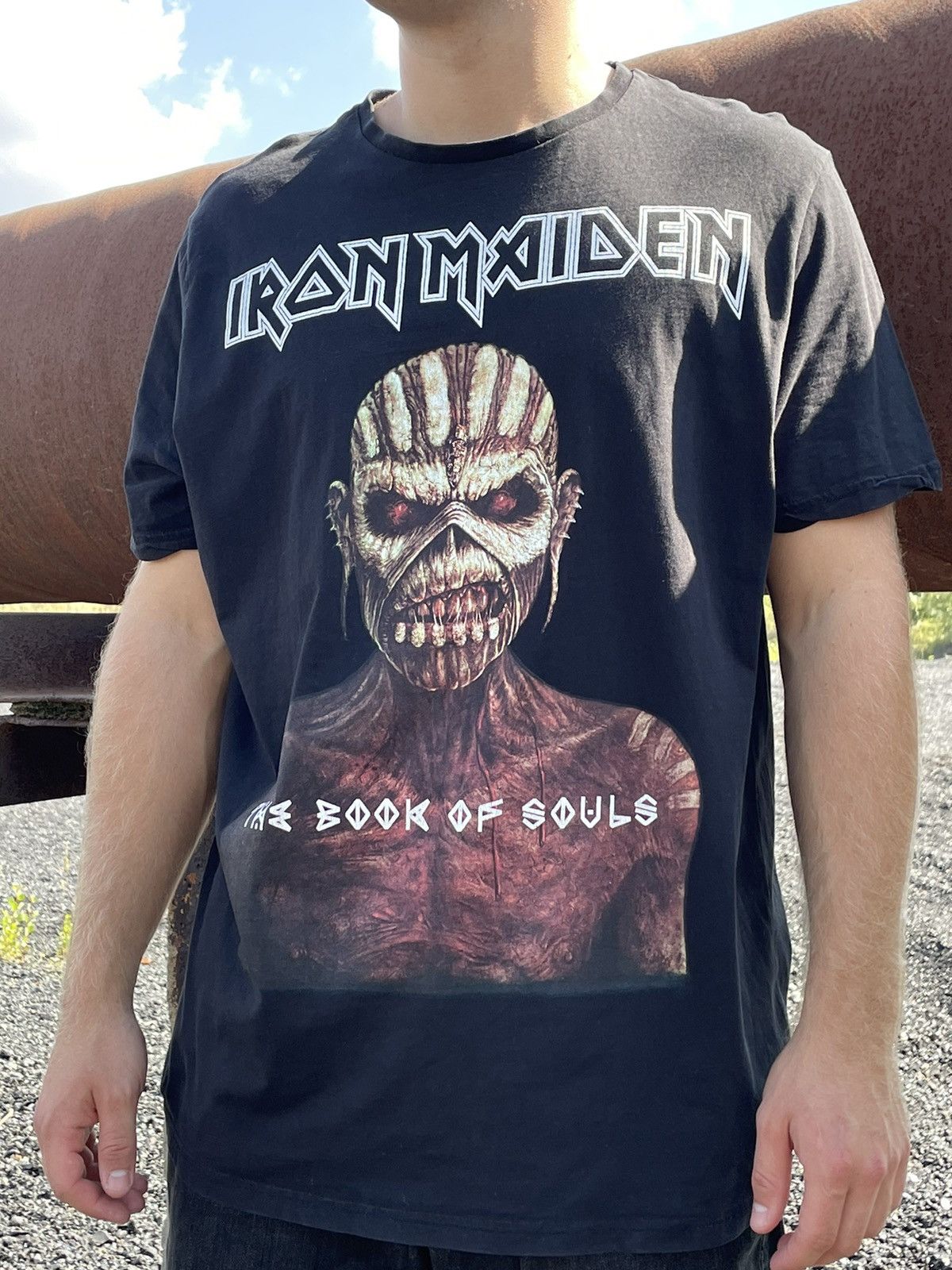 Issey Miyake Vintage Iron Maiden T-shirts Rock Tee Streetwear Size Xl Size US XXL / EU 58 / 5 - 2 Thumbnail