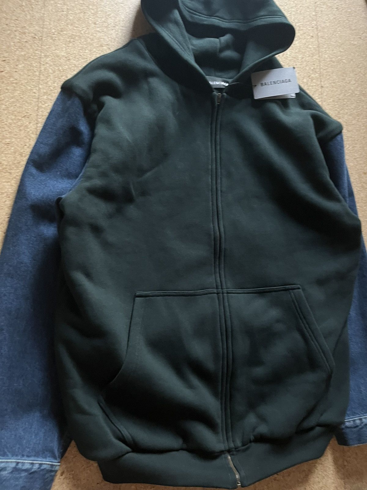 Balenciaga *[Balenciaga] Balenciaga 18AW Twin Set Jeansjacke Mehrlagig Size US L / EU 52-54 / 3 - 13 Thumbnail