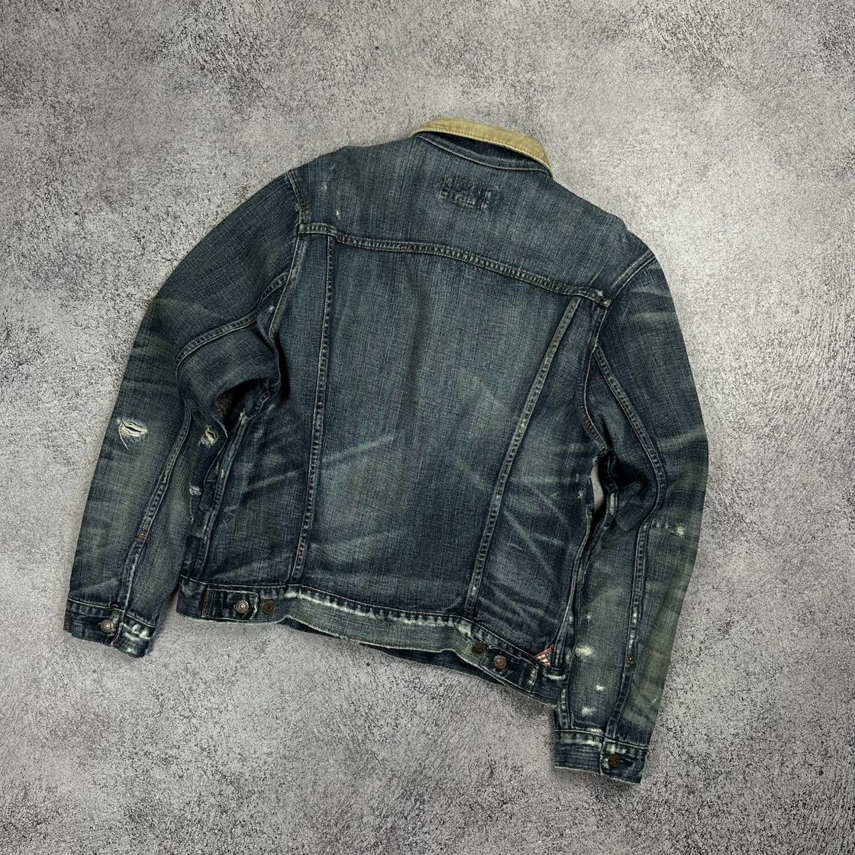 Denim & Supply Ralph Lauren Y2K Distressed Ripped Faded Blue Jeans