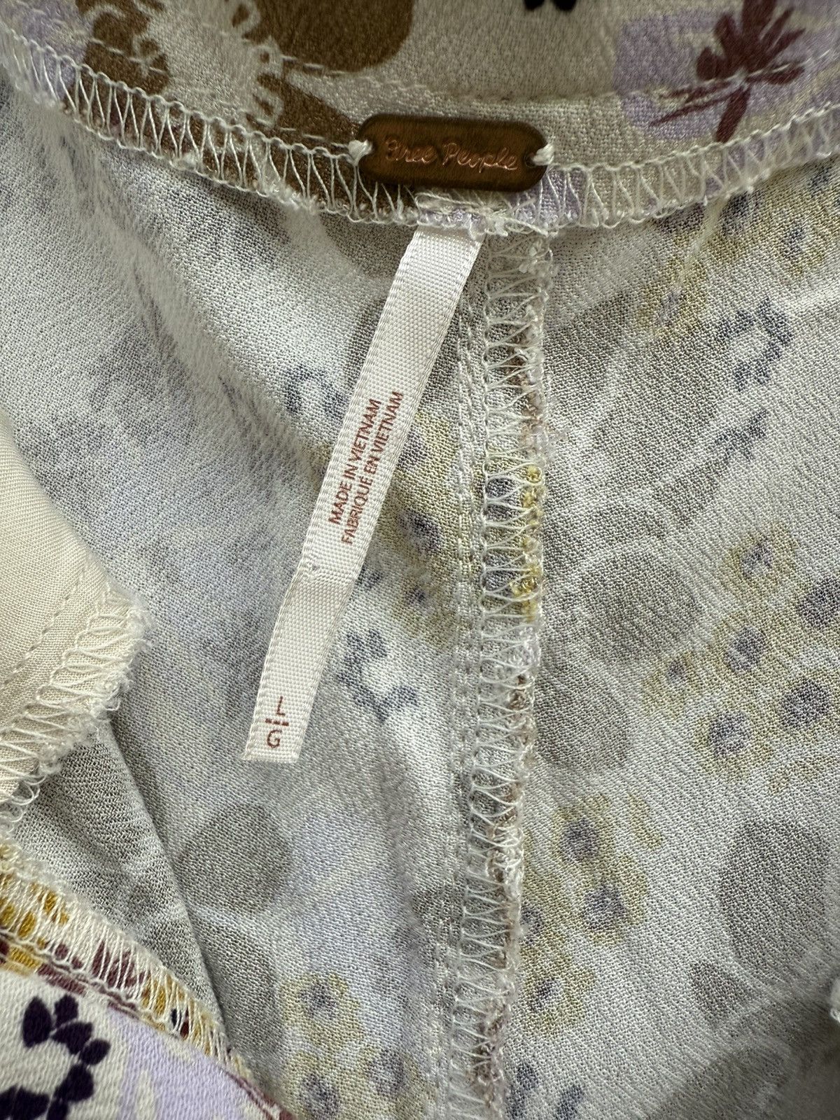 Free People Free People Cant Take My Eyes Off Of You Flared Pants Floral Size 34" / US 12 / IT 48 - 4 Thumbnail