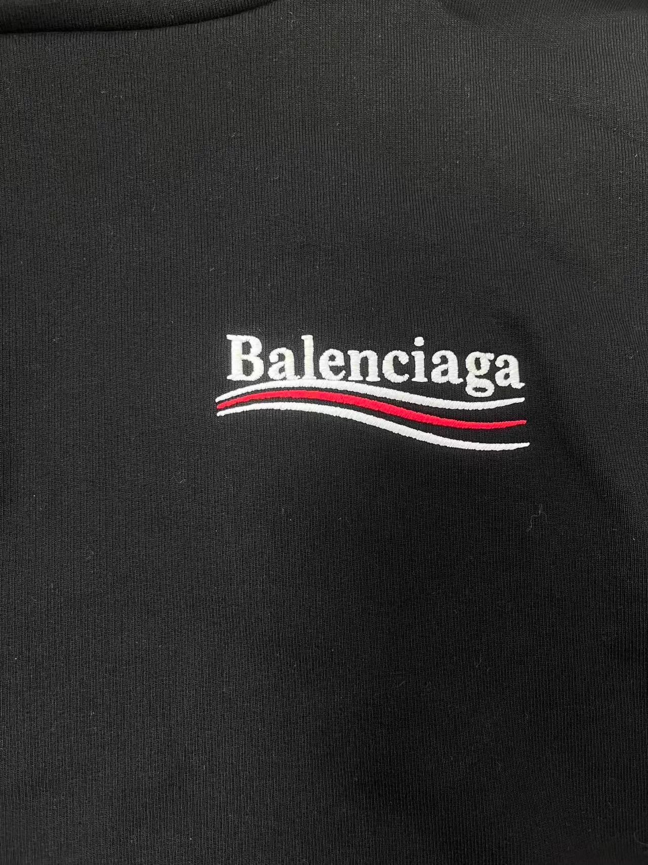 Balenciaga Balenciaga logo embroidered hoodie men's black S Size US S / EU 44-46 / 1 - 3 Thumbnail