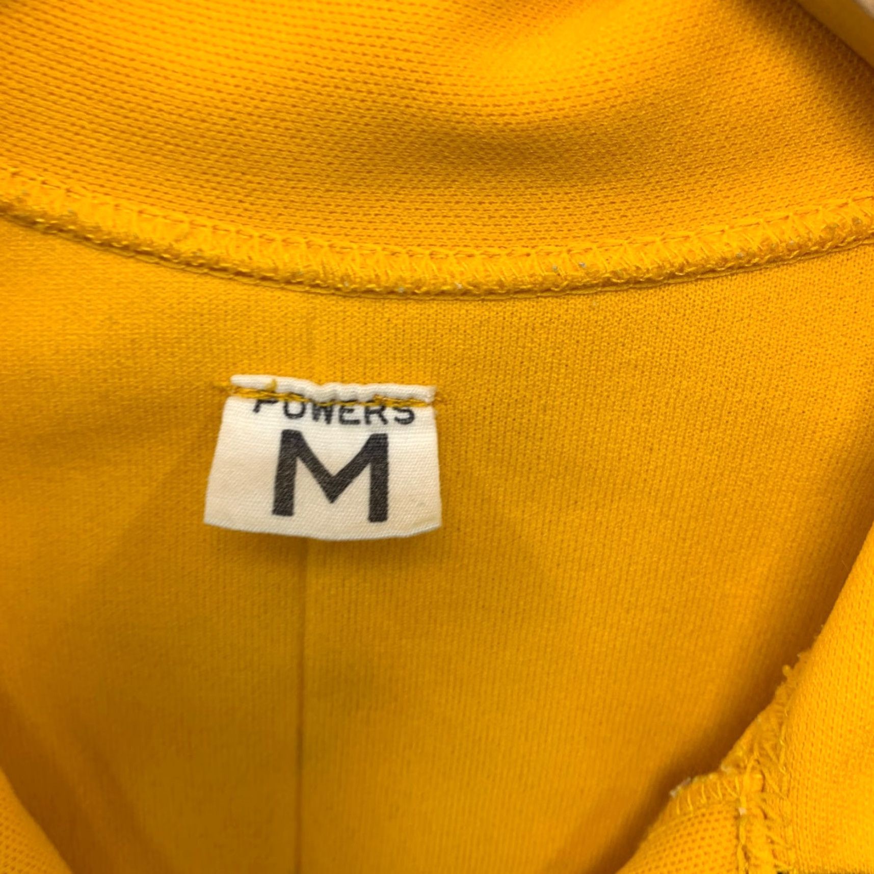 Vintage VINTAGE Powers Snap Shirt Mens M Yellow Basketball Warmup Jersey Size US M / EU 48-50 / 2 - 3 Thumbnail