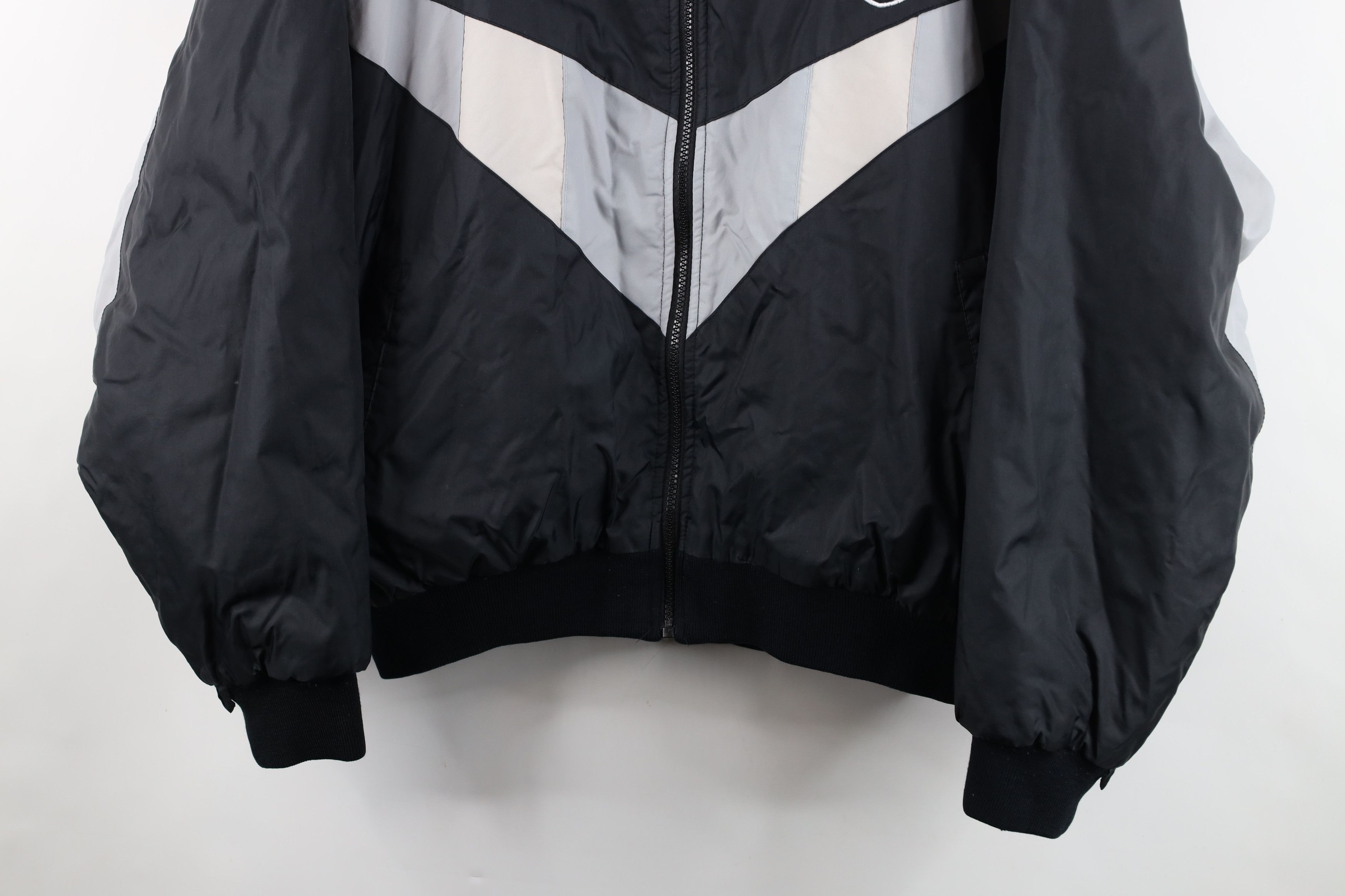 Vintage Vintage 90s LA Los Angeles Raiders Football Jacket Black NWA Size US XXL / EU 58 / 5 - 3 Thumbnail