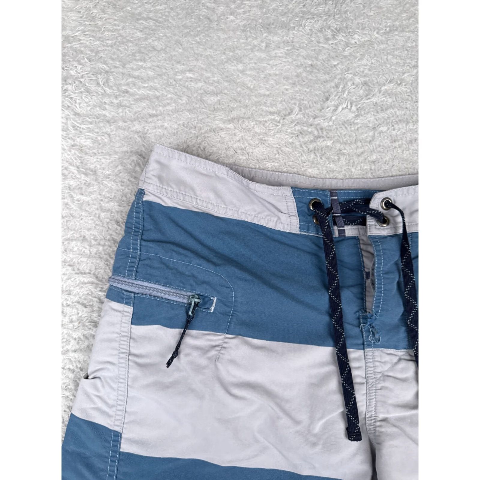 Patagonia Patagonia Bottom Mens 28 Blue Gray Swim Trunks Surfing Hawaiian Boardshorts Wave Farer Patagoni a Size US 28 / EU 44 - 4 Thumbnail