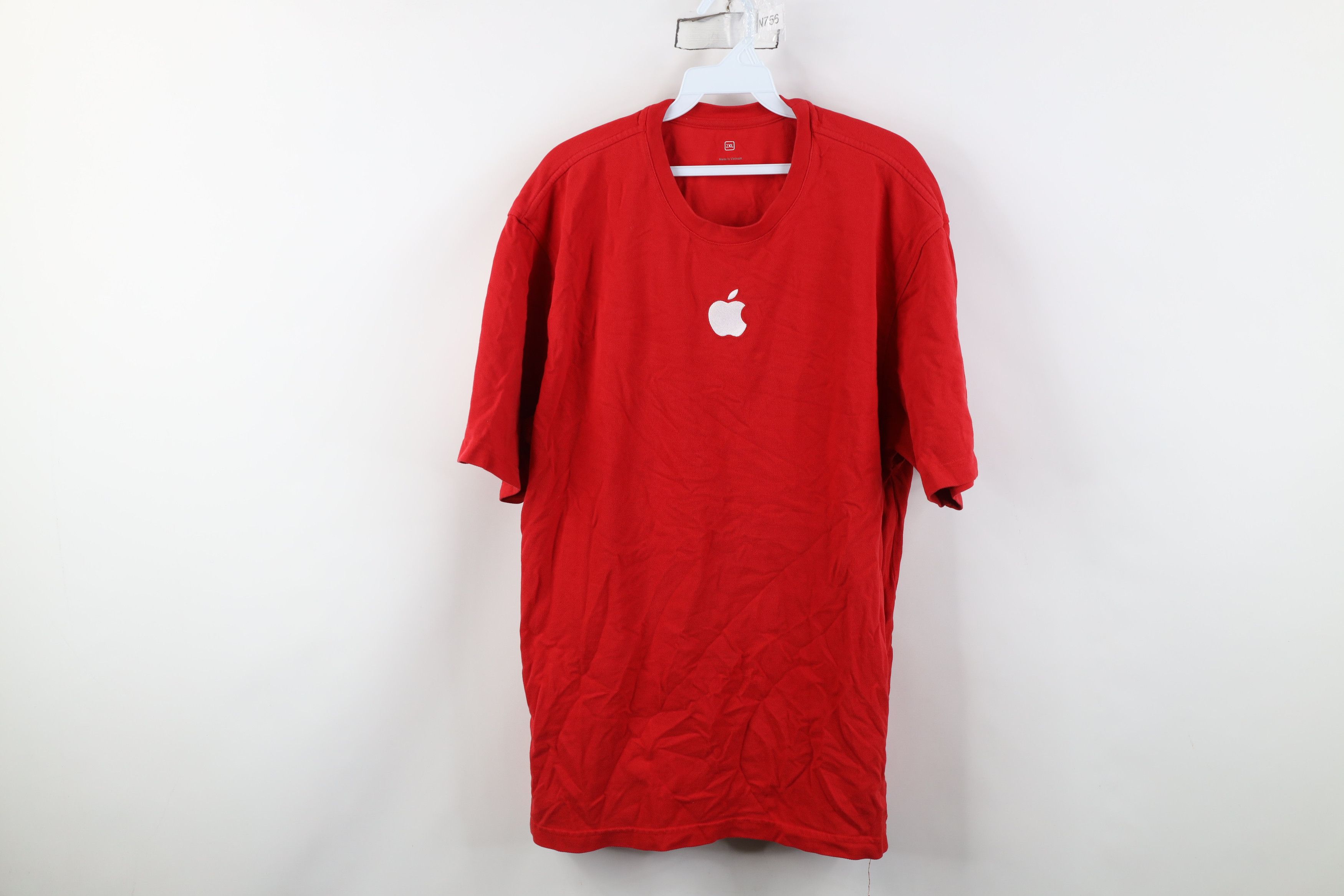 Apple Vintage Y2K Apple Company Apple Logo Thermal Knit T-Shirt Size US XXL / EU 58 / 5 - 1 Thumbnail