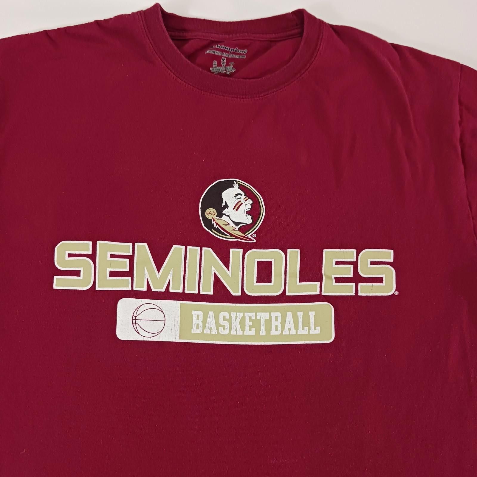 Champion Champion Florida State Seminoles NCAA Red T-Shirt Mens M Size ONE SIZE - 5 Thumbnail