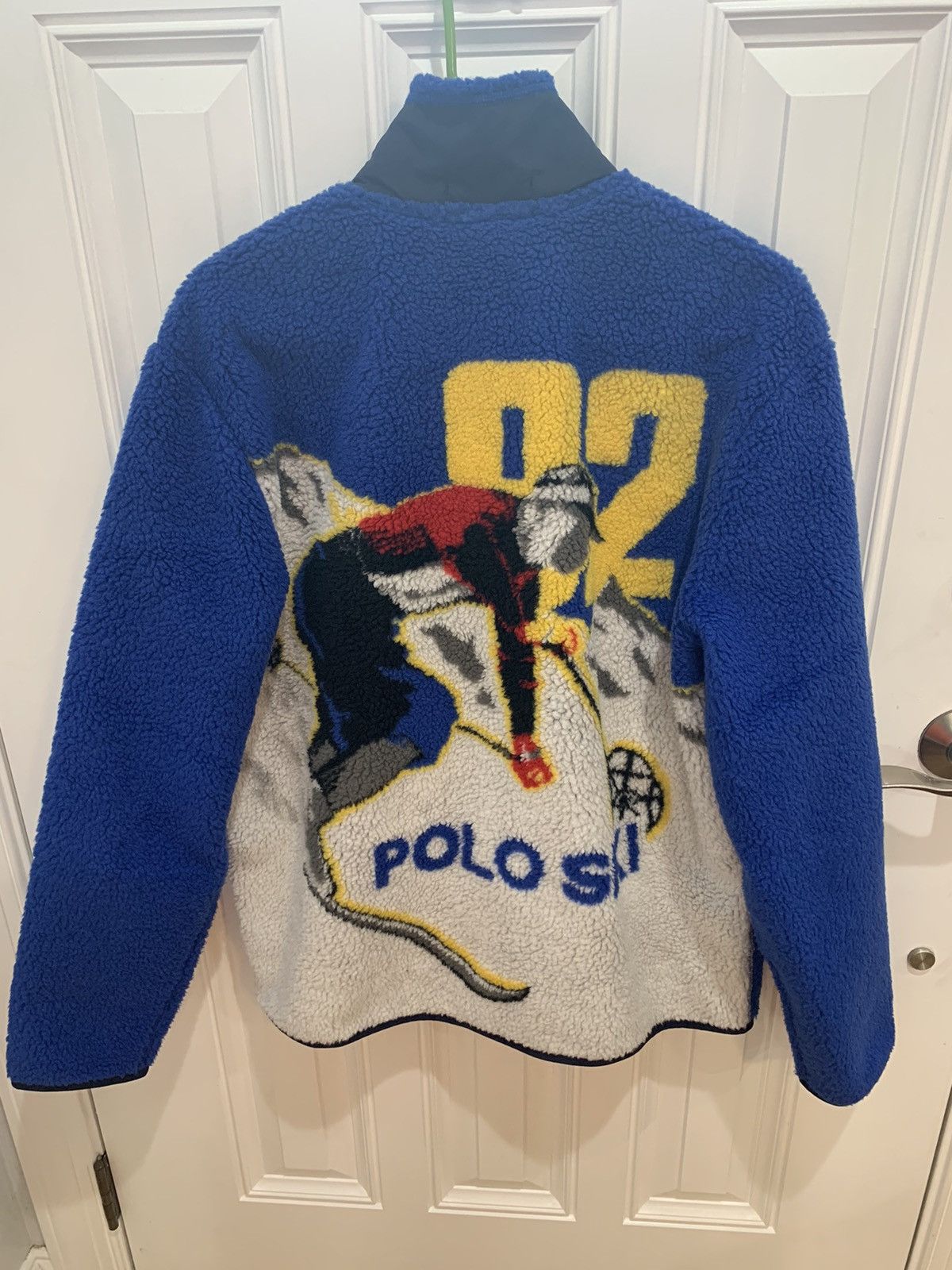 image of Polo Ralph Laurent Ski Man Fleece in Blue, Men's (Size Medium)