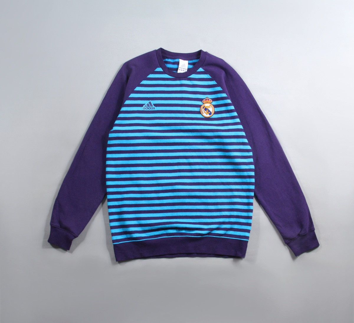 Adidas Adidas x Real Madrid Vintage 2012 Purple Sweater Soccer M Size US M / EU 48-50 / 2 - 1 Thumbnail