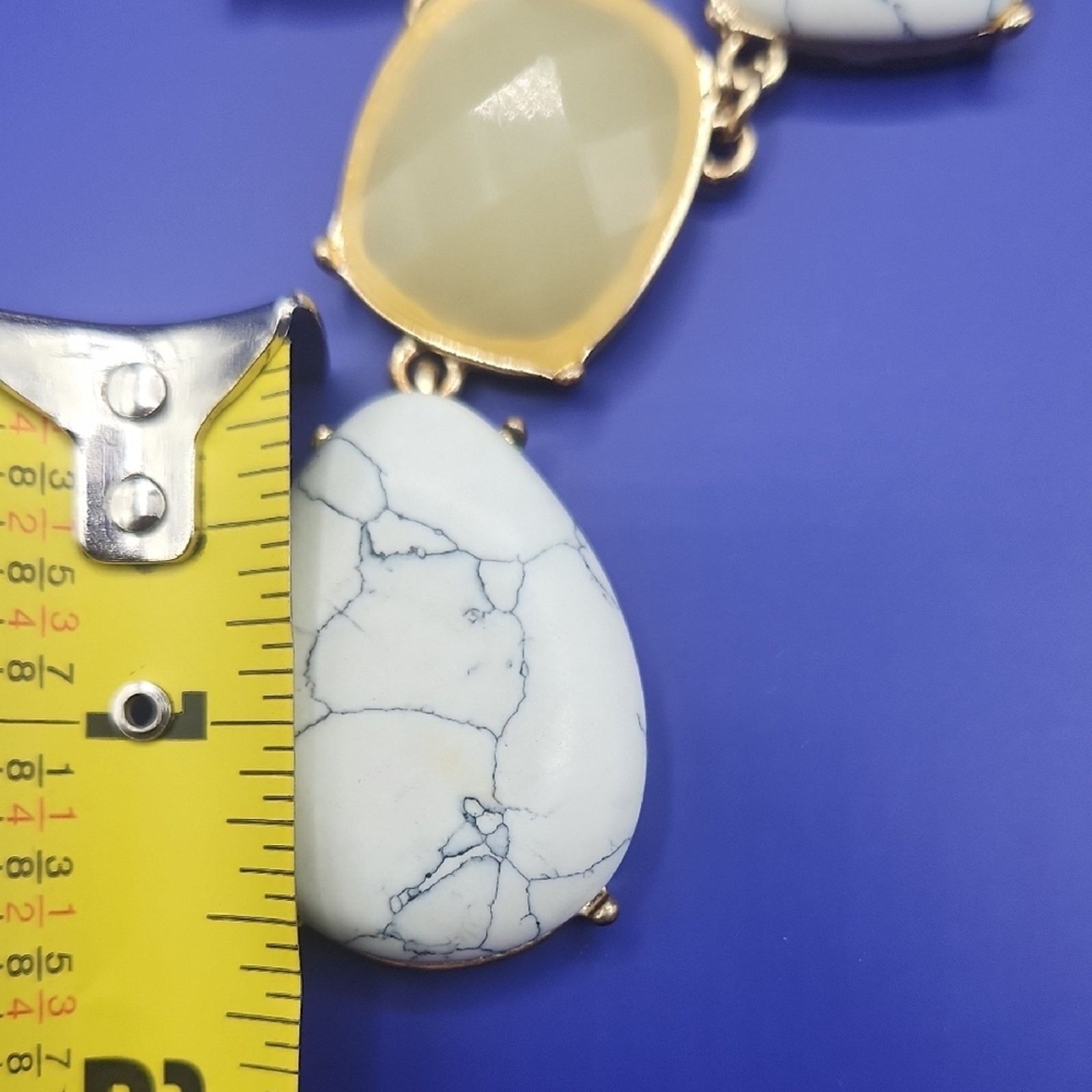 Monet Monet White and Gold Necklace Size ONE SIZE - 7 Thumbnail