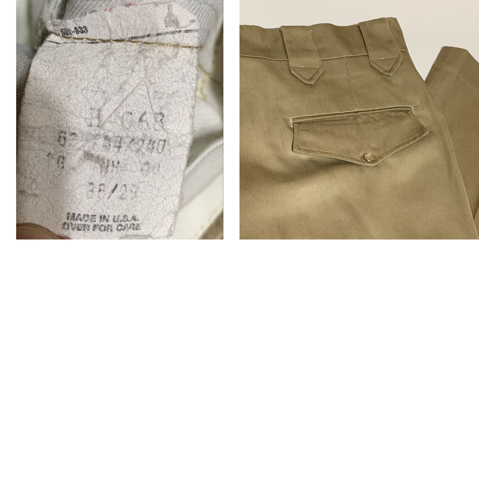 Vintage VINTAGE DEE CEE Pants Ranch Wear Dress Pants 38x27 USA MADE Tan Mens Regular Front Flat Front Pockets Pearl Snap Size US 38 / EU 54 - 8 Thumbnail