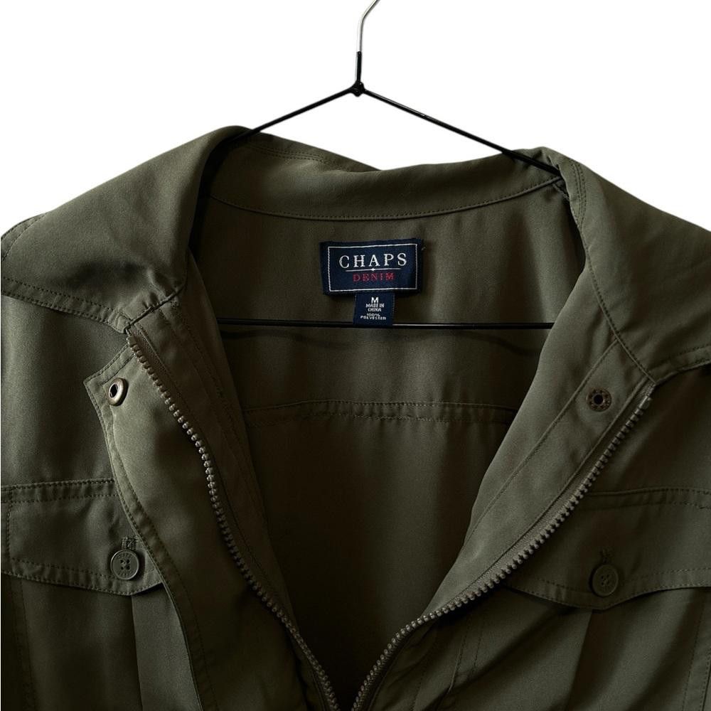 Chaps Chaps Denim Olive Green Utility Jacket Size M / US 6-8 / IT 42-44 - 2 Thumbnail