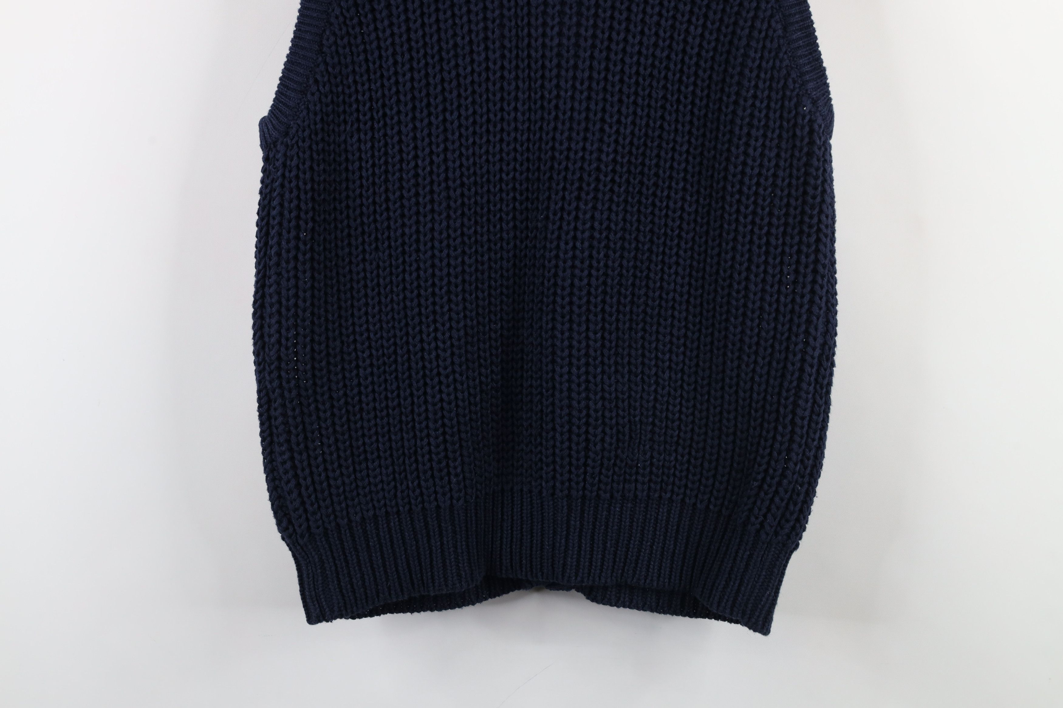 Vintage Vintage 70s Streetwear Cable Knit Cardigan Sweater Vest Size M / US 6-8 / IT 42-44 - 10 Thumbnail