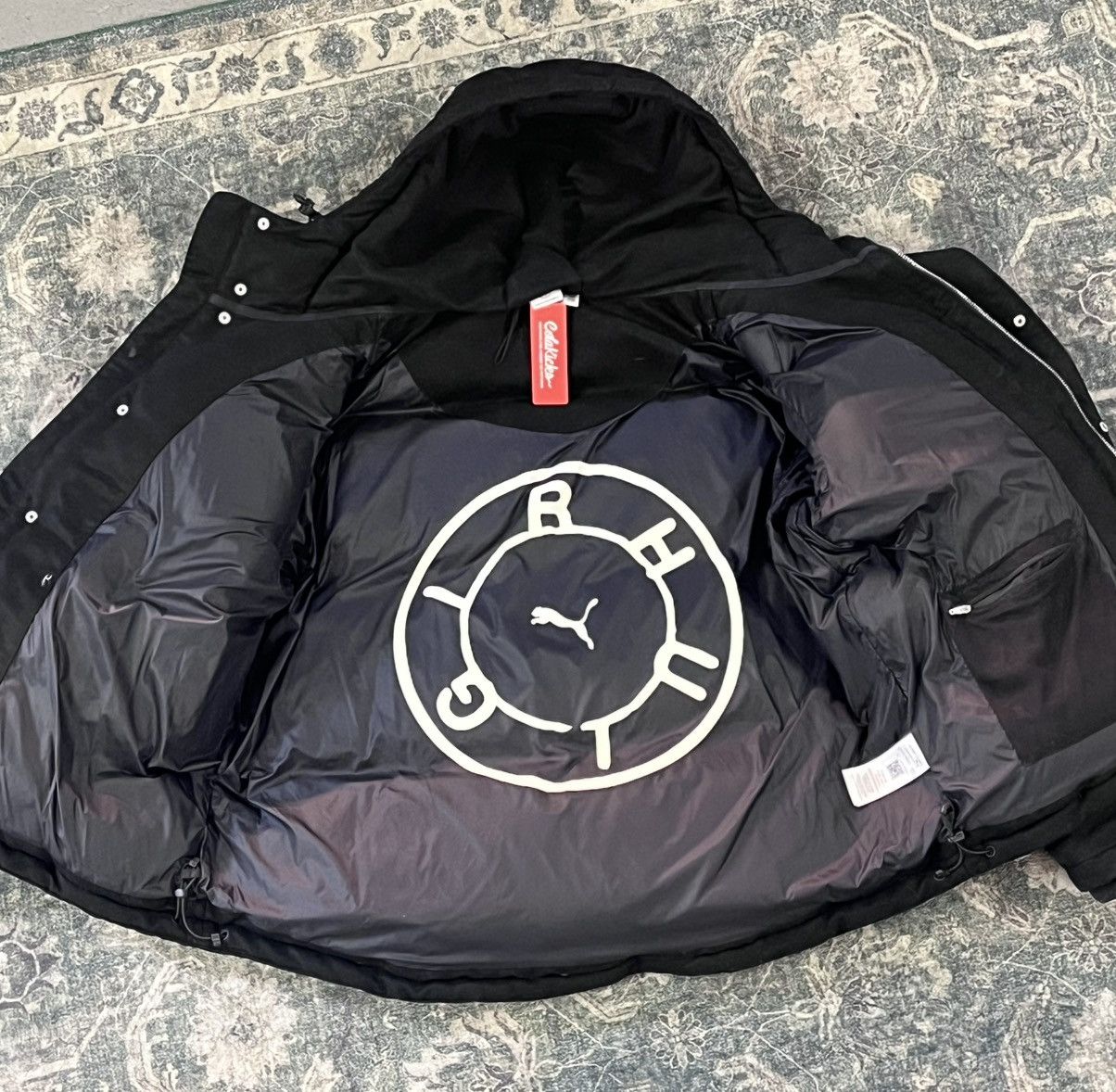 Puma Puma x Rhuigi Faux Leather Down Jacket Size US M / EU 48-50 / 2 - 3 Thumbnail