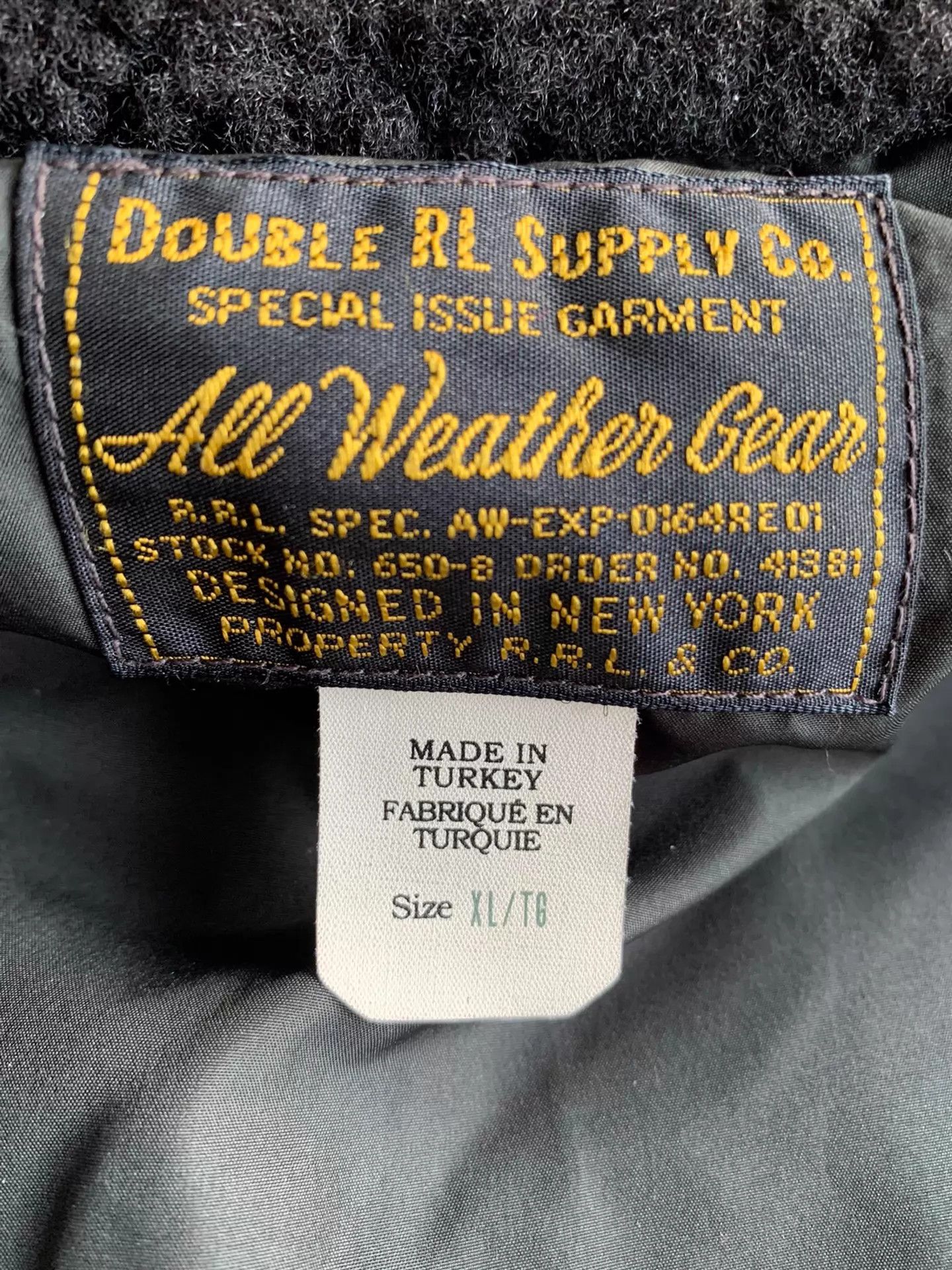 RRL Ralph Lauren RRL Double RL Leather Yoke Distressed Cotton Jacket 24AW XL Size US XL / EU 56 / 4 - 4 Thumbnail