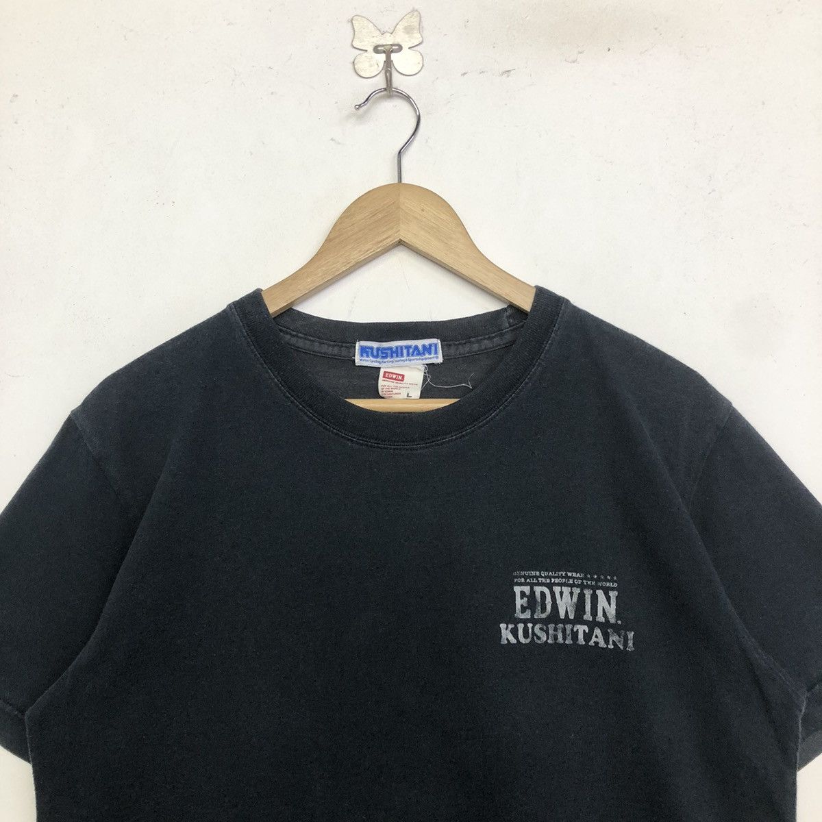 Edwin EDWIN X KUSHITANI HAMAMATSU MOTOR CYCLING JAPAN TSHIRT Size US L / EU 52-54 / 3 - 5 Thumbnail