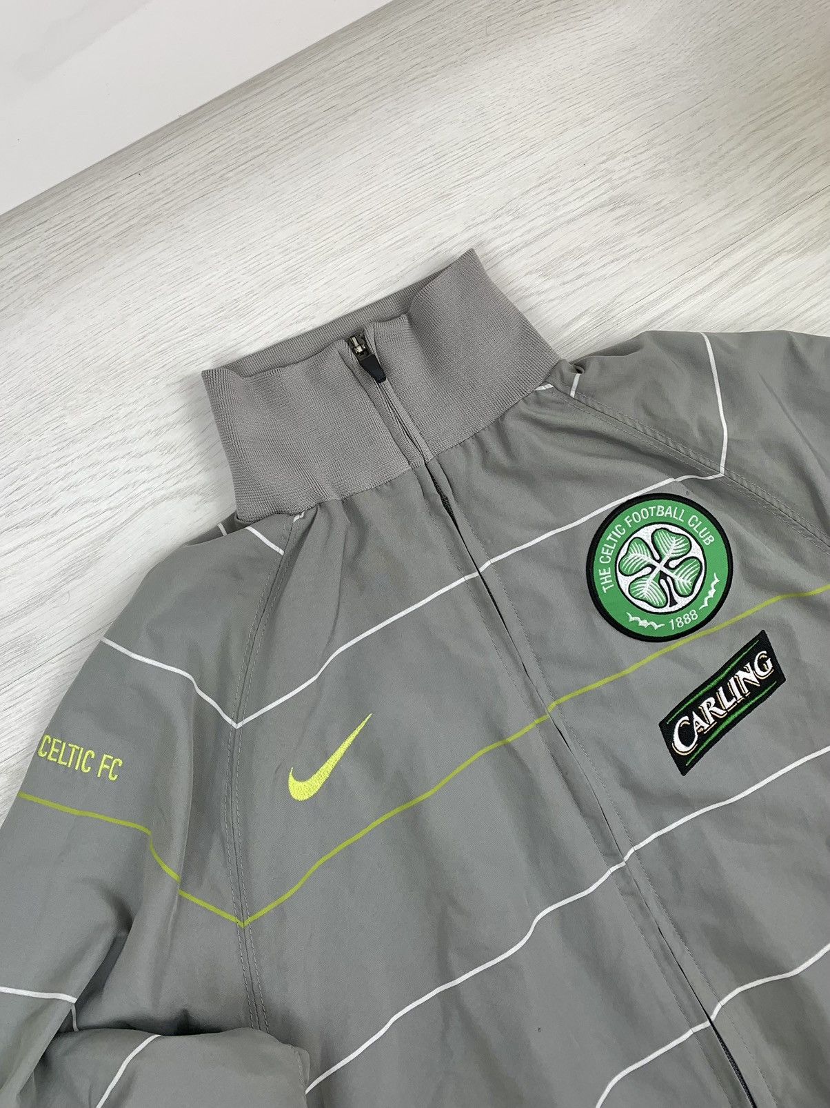 Nike × Vintage Nike CELTIC FC Vintage 2008 Mens Full-Zip Jacket Size S Size US S / EU 44-46 / 1 - 4 Thumbnail