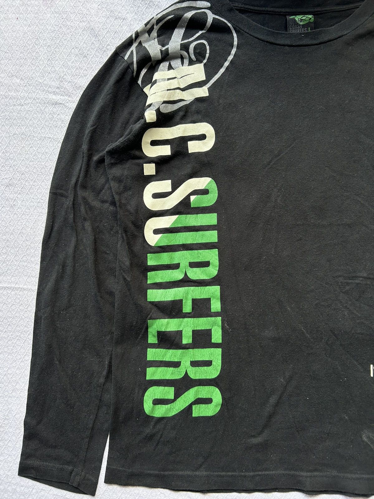 Vintage North Coast Surfers Japan Seditionaries Poem Long Sleeve Size US L / EU 52-54 / 3 - 2 Thumbnail