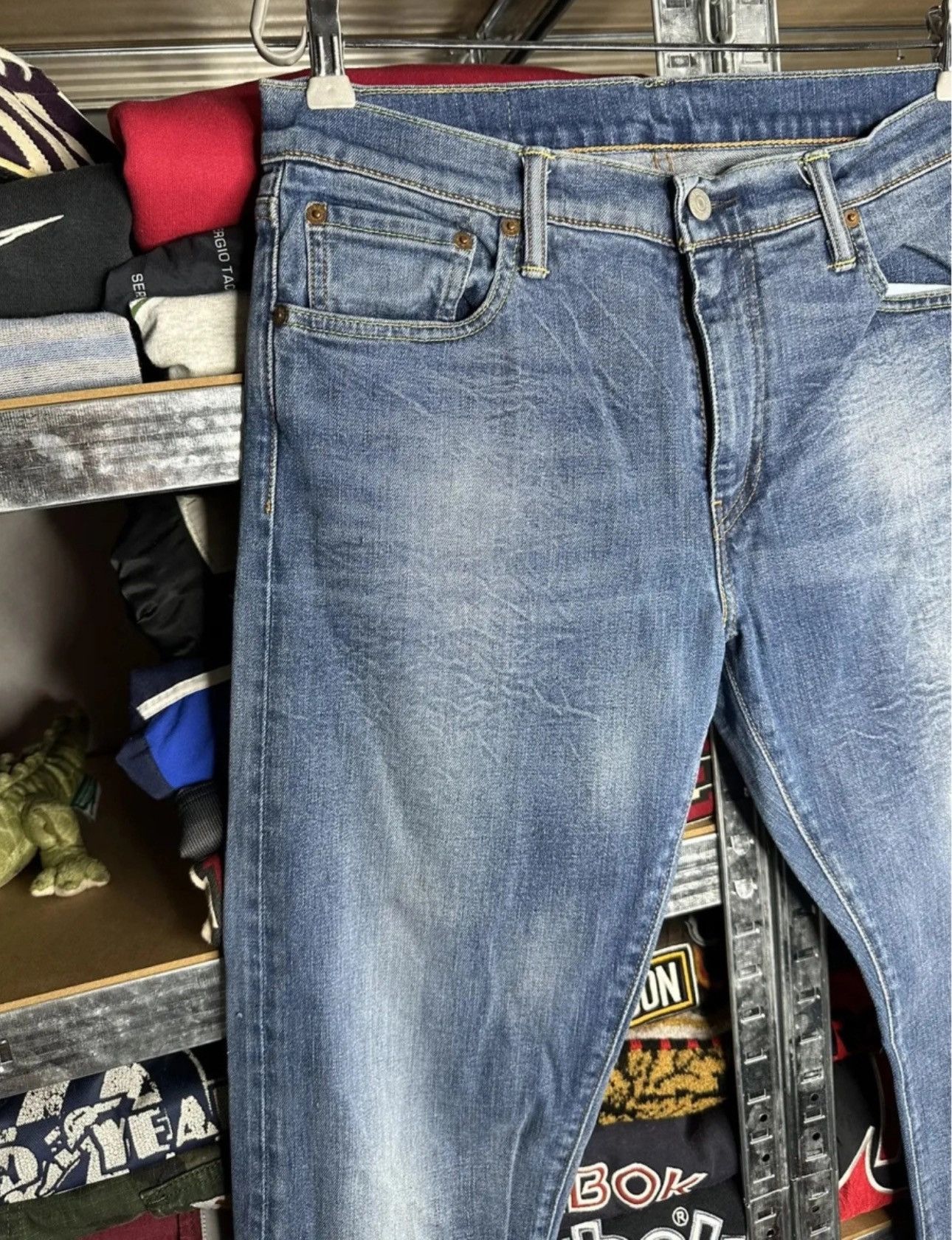 Levi's Levi’s 504 Regular Straight Jeans W32 L32 - Medium Wash Size US 32 / EU 48 - 4 Thumbnail