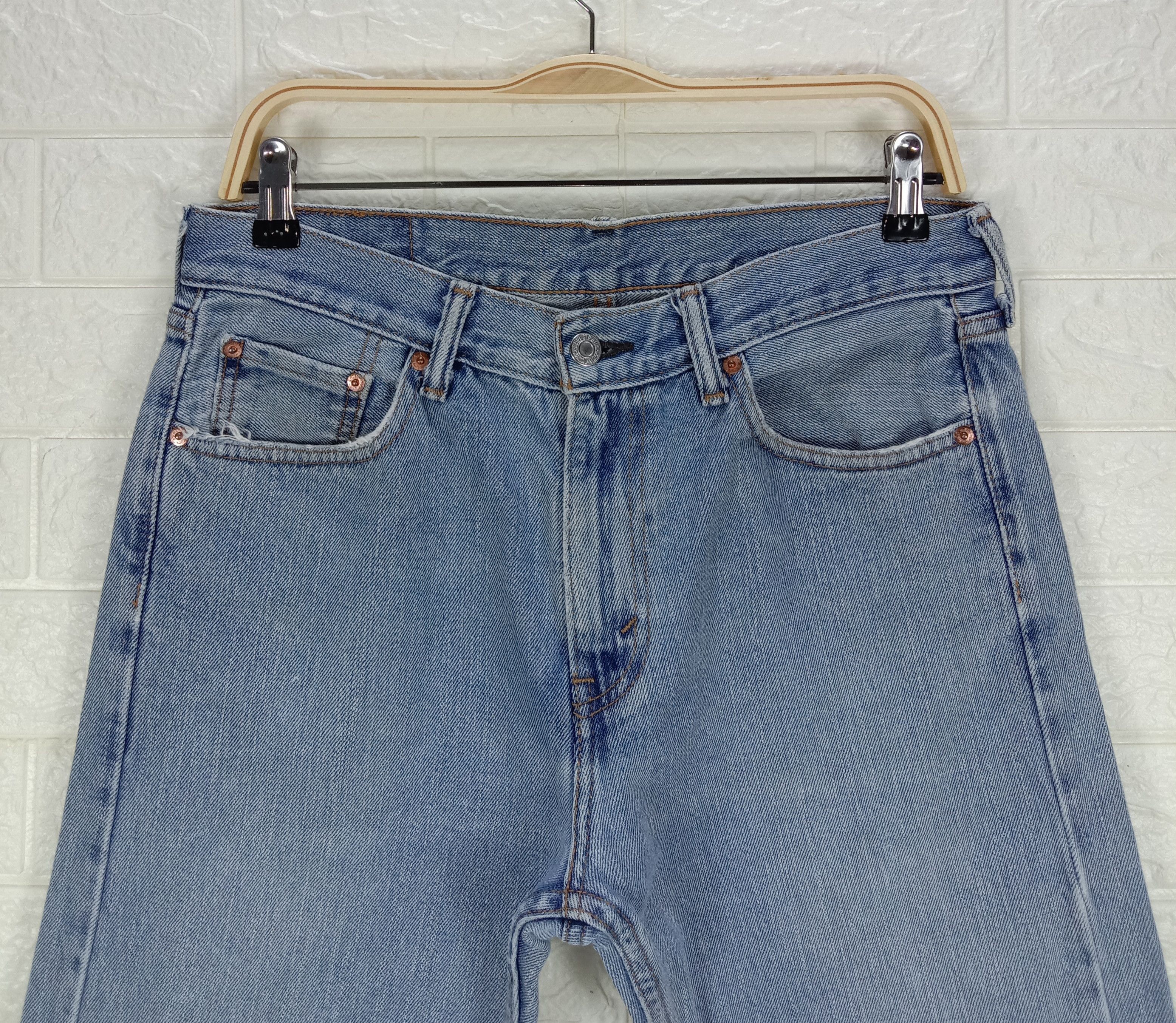 Levi's Vintage Levi's 505 Jeans Blue Wash Regular Fit Denim Size US 31 - 2 Thumbnail