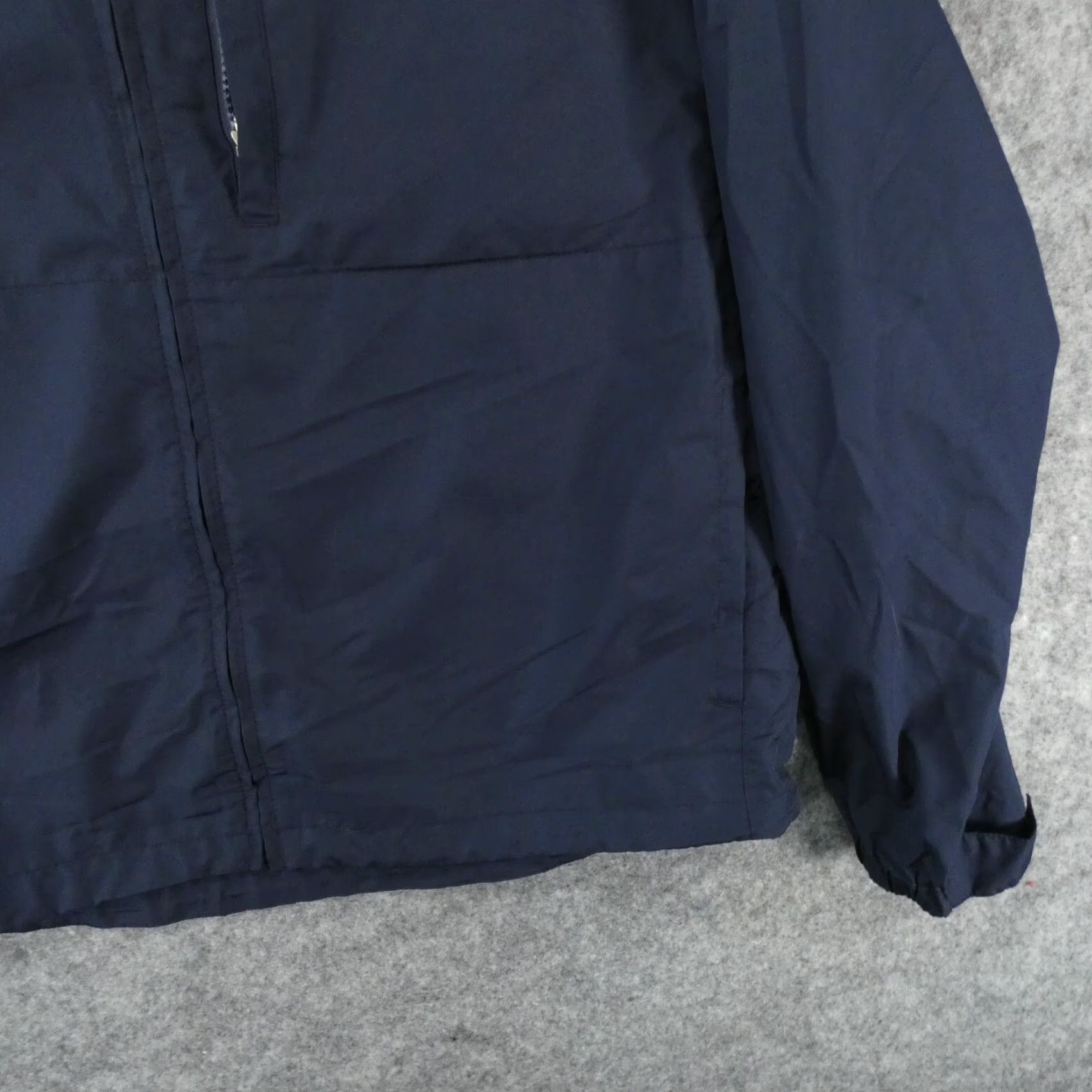 Eddie Bauer Eddie Bauer Windbreaker Jacket Mens Large Navy Lined Full Zip Size US L / EU 52-54 / 3 - 7 Thumbnail