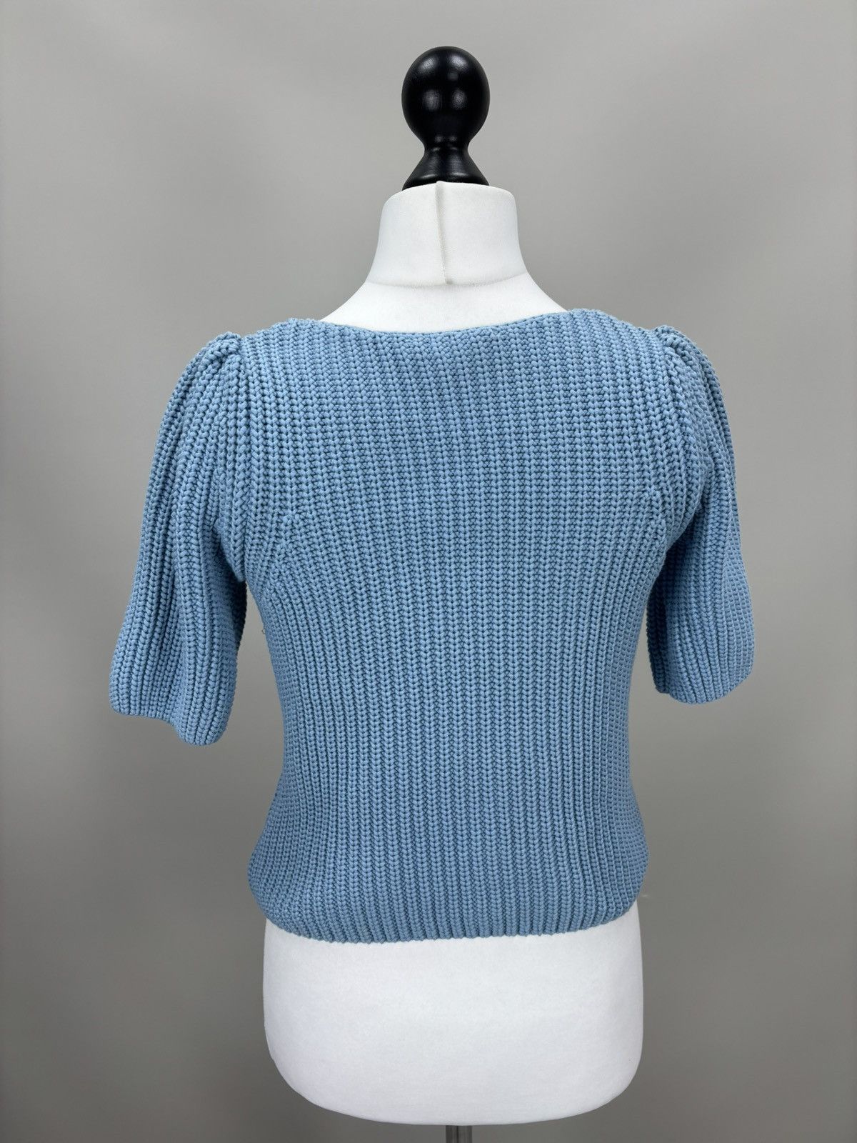 Sezane Womens sweater Sezane Size S Color Blue Size S / US 4 / IT 40 - 7 Thumbnail