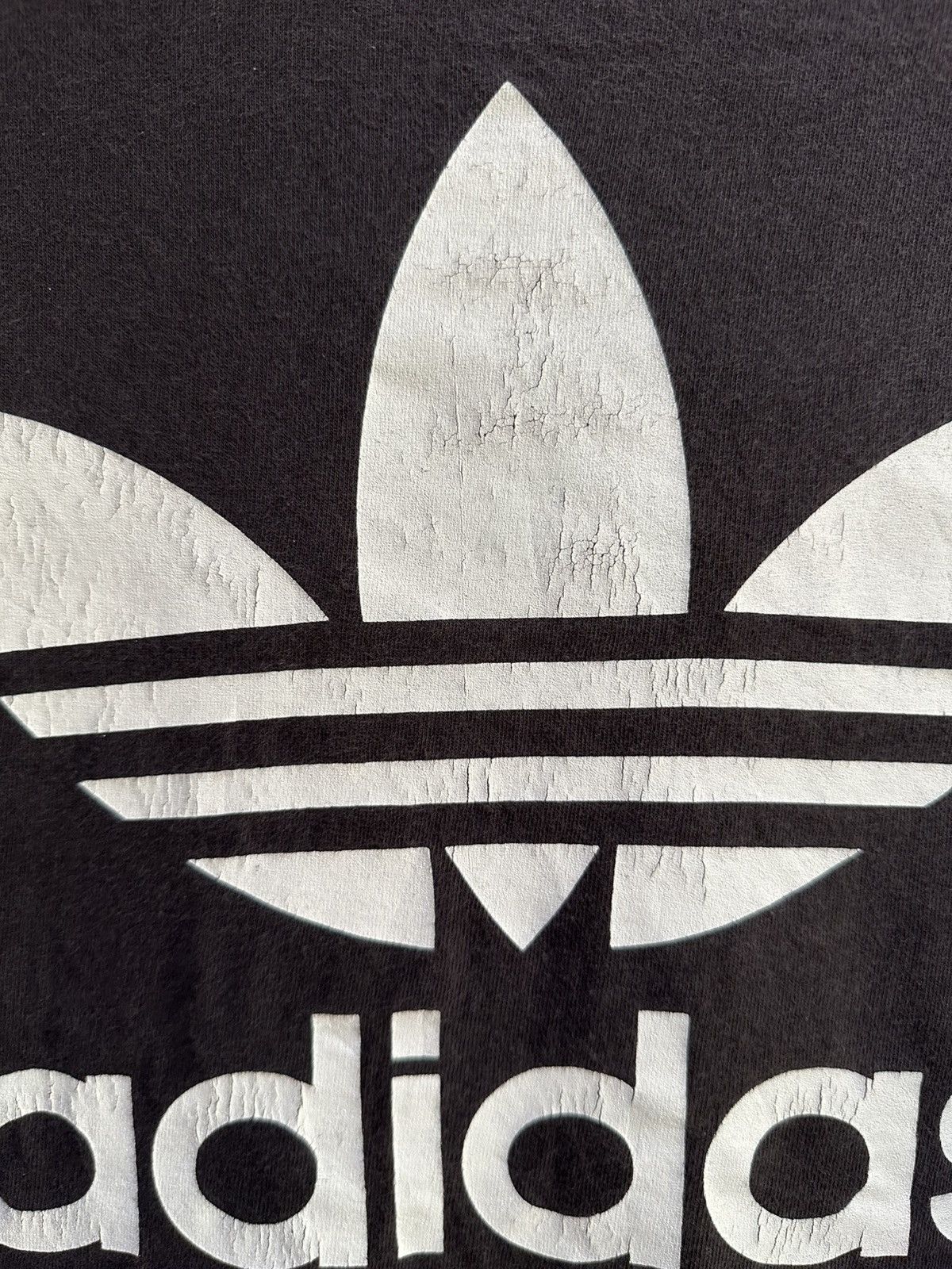 Adidas × Vintage Vintage Adidas Big Logo Long Sleeve Faded Tee Size US M / EU 48-50 / 2 - 7 Thumbnail