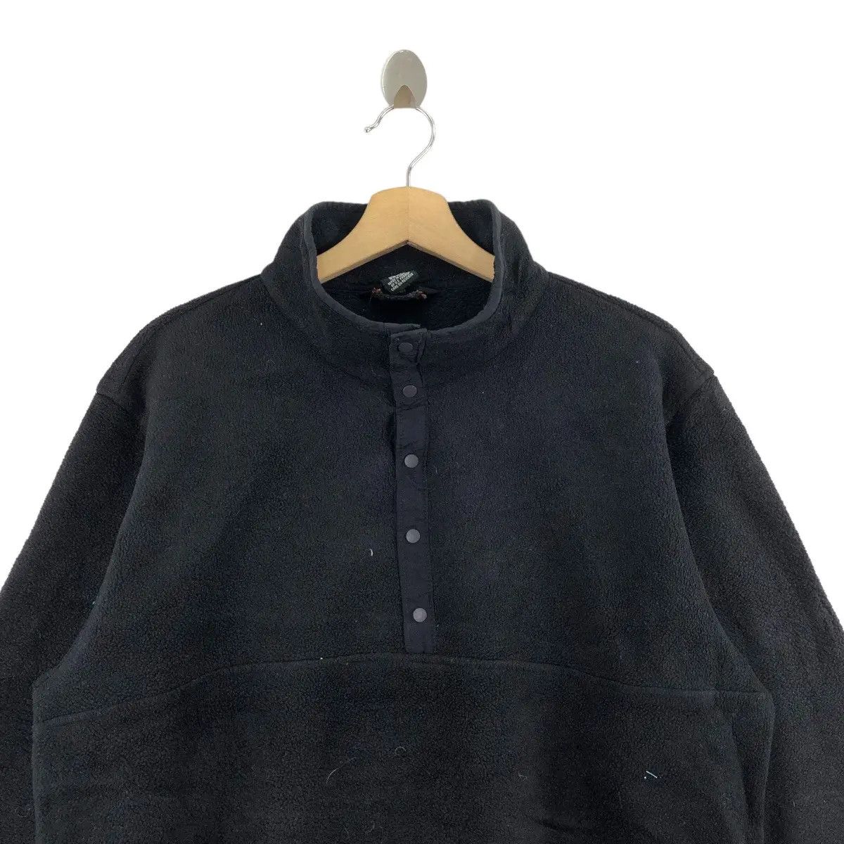 L.L. Bean Vtg L.L. BEAN USA Snap Button Pocket Lining Fleece Sweater Size US XXL / EU 58 / 5 - 7 Thumbnail