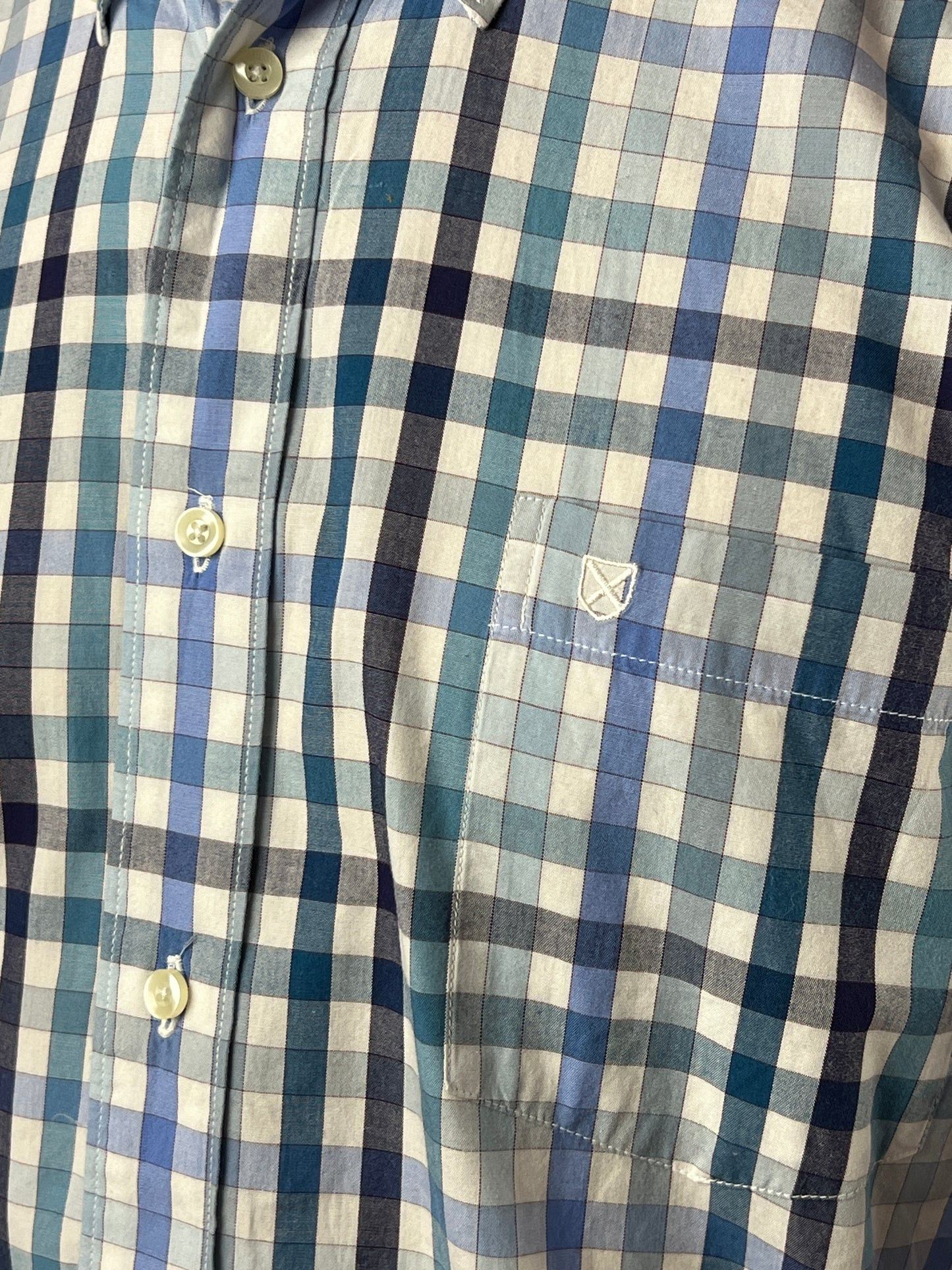 Barbour × Vintage Barbour Vintage Men's Plaid Short Sleeve Shirt - S Size US S / EU 44-46 / 1 - 5 Thumbnail