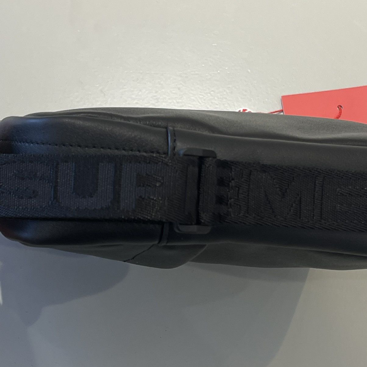 Supreme Supreme Leather Shoulder Bag Black Size ONE SIZE - 5 Thumbnail
